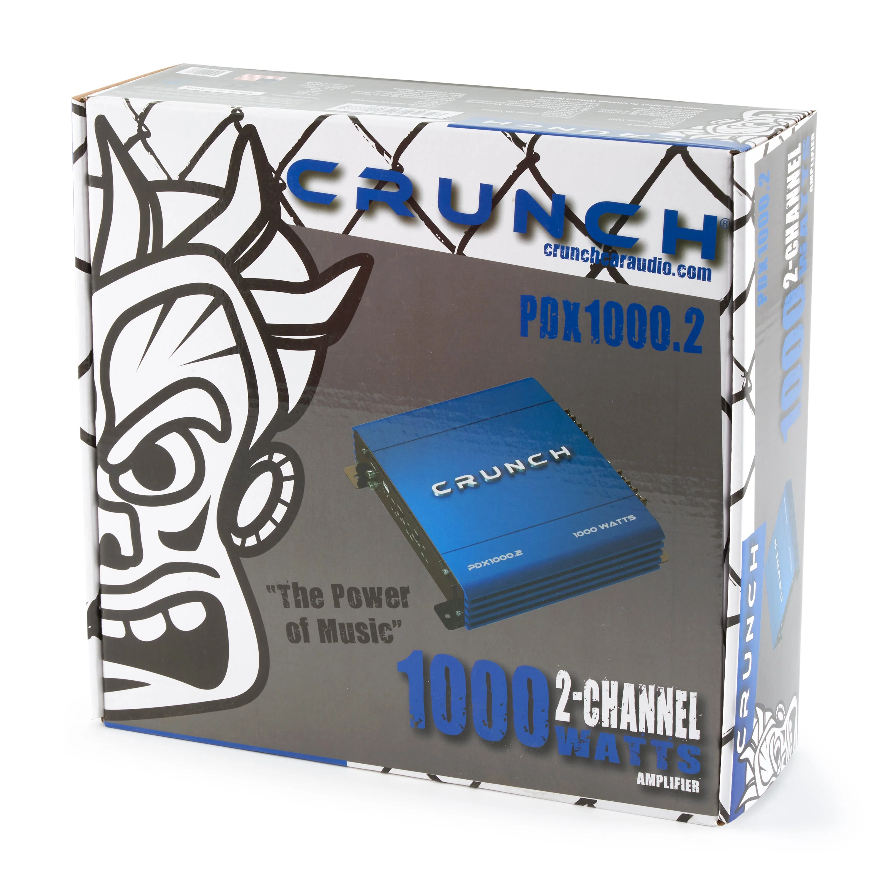 Crunch PowerDriveX 1000 Watt 2 Channel Exclusive Blue A/B Car Amplifier (2 Pack) - Image 12