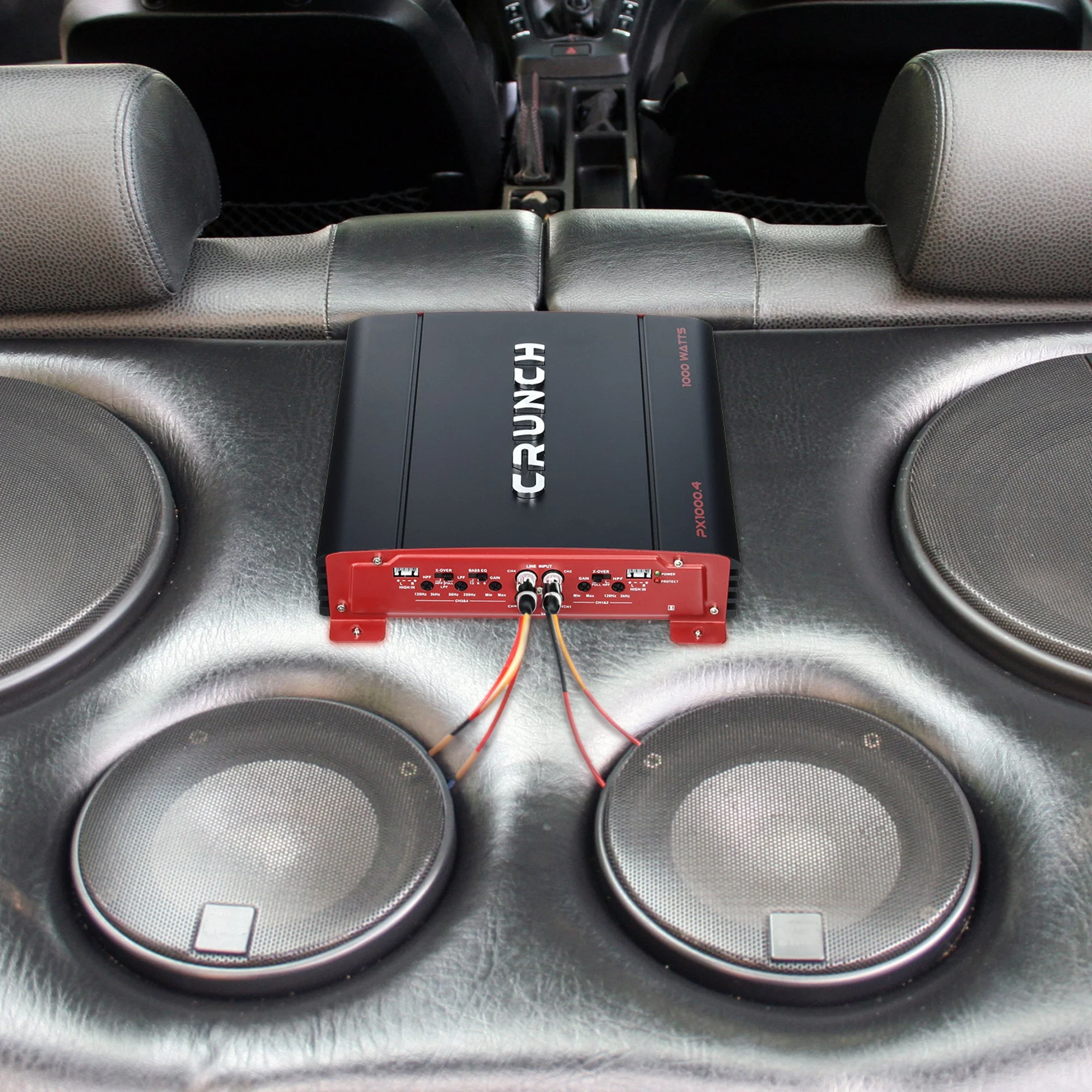 Crunch PX-1000.4 4 Channel 1000 Watt Amp A/B Class Car Stereo Power Amplifier - Image 5