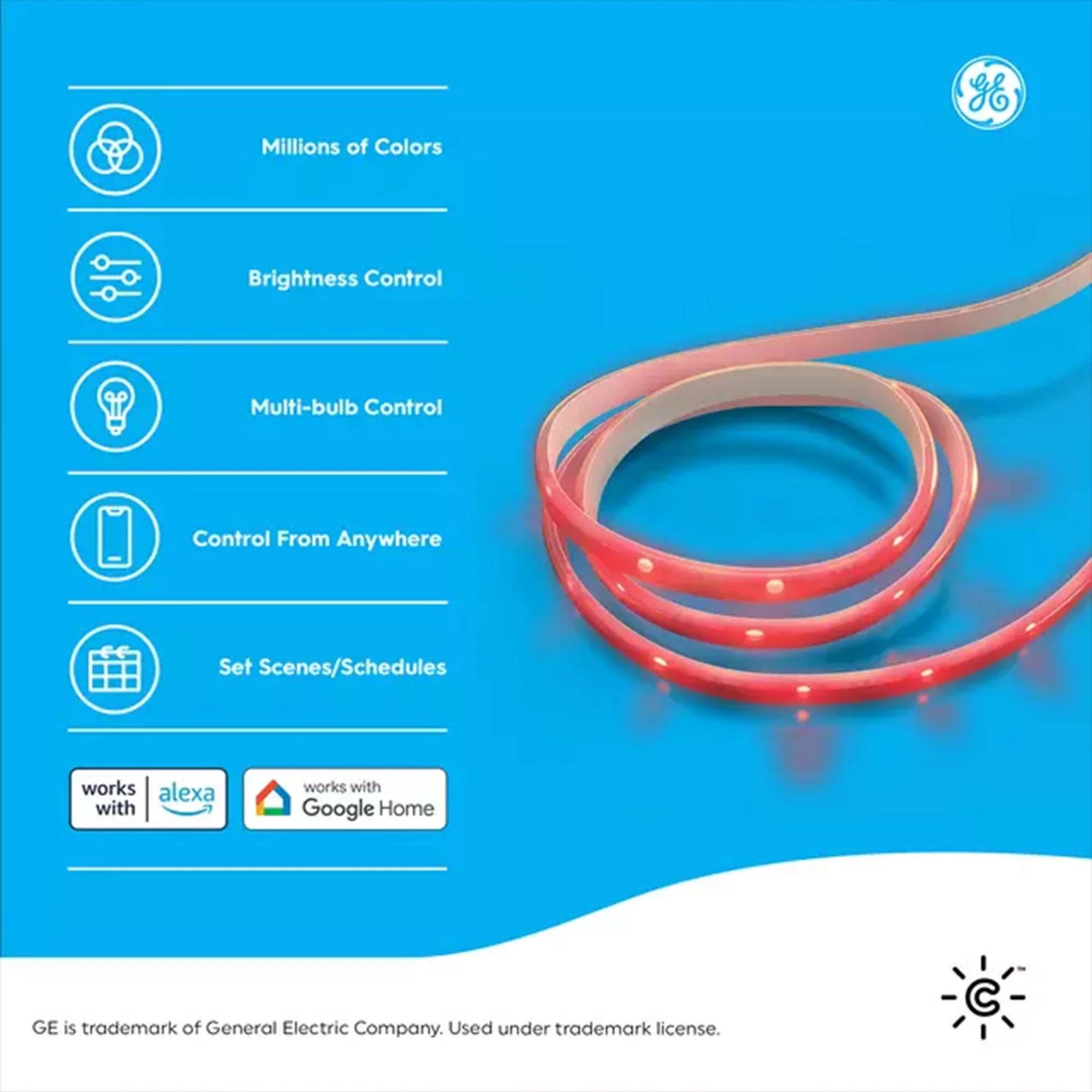 Cync Smart LED Light Strip with Voice and Out of Home Control, 80 Inches Long - Image 2