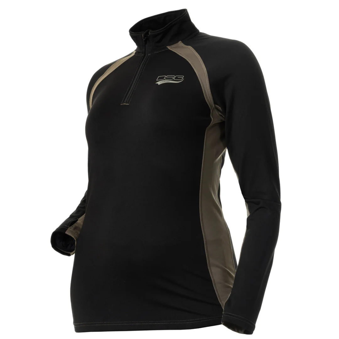 D-TECH 1/4 Zip Base Layer Shirt 2.0 - Stone - Image 3