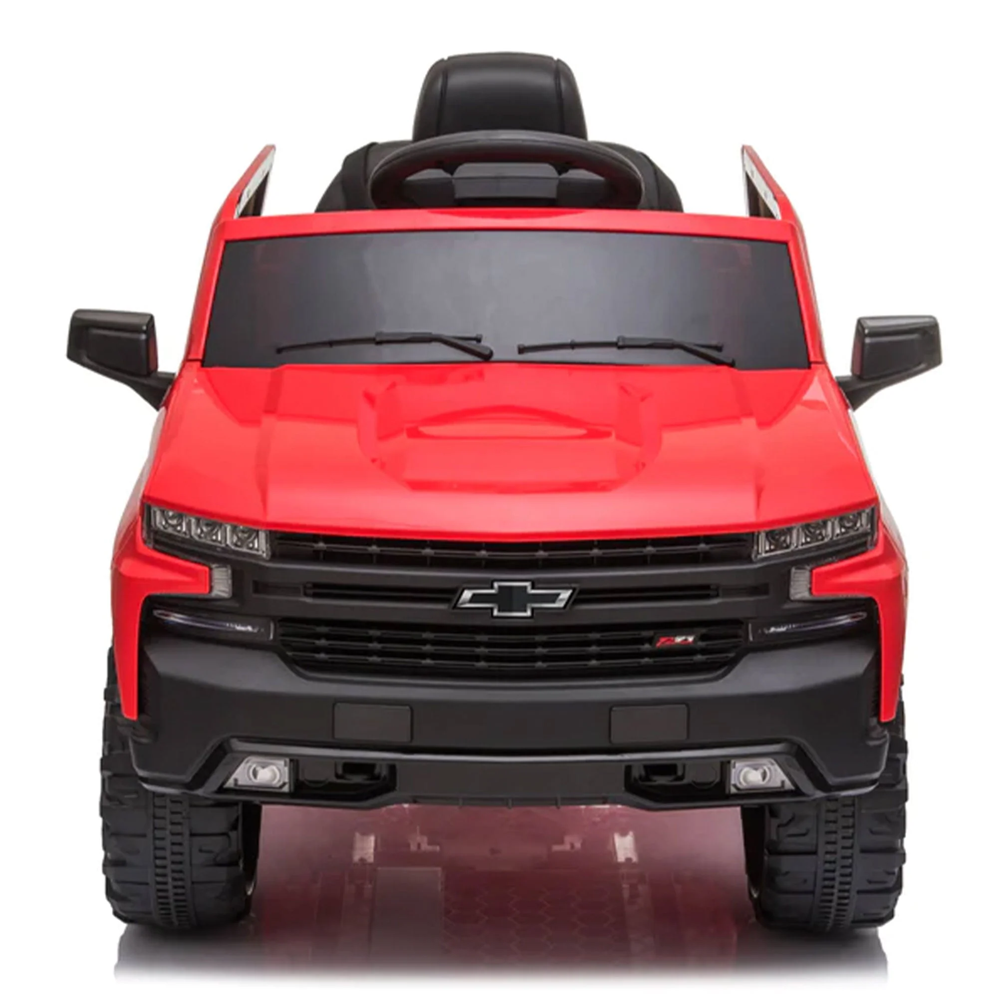 Dakott Chevy Silverado 4 x 4 Big Wheels Trail Boss Ride On Monster Truck, Red - Image 2