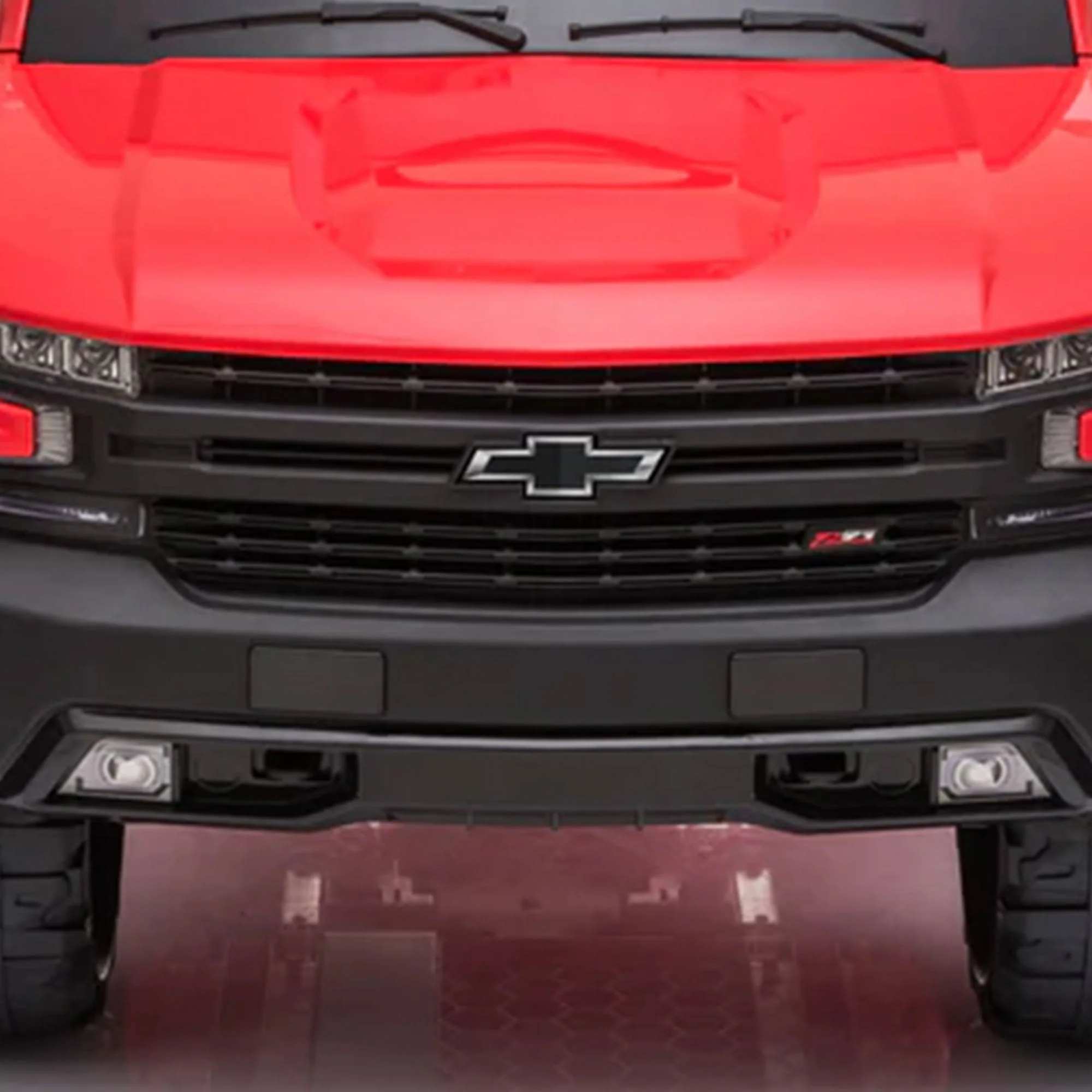 Dakott Chevy Silverado 4 x 4 Big Wheels Trail Boss Ride On Monster Truck, Red - Image 7
