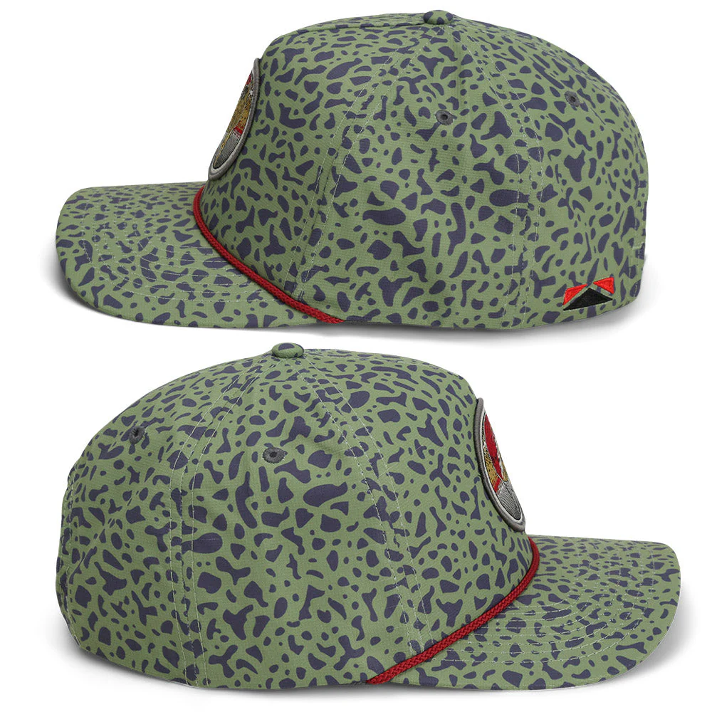 Dead Drift Fly Fishing Patch Trucker Hat Rope Cap - Image 7