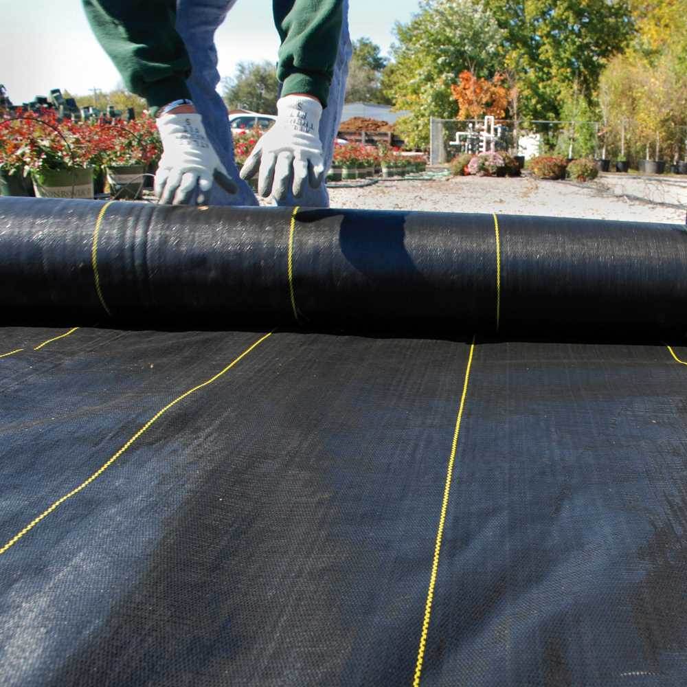 DeWitt Sunbelt 3' Wide Weed Barrier Landscape Fabric Ground Cover, 300' (2 Pack) - Image 9