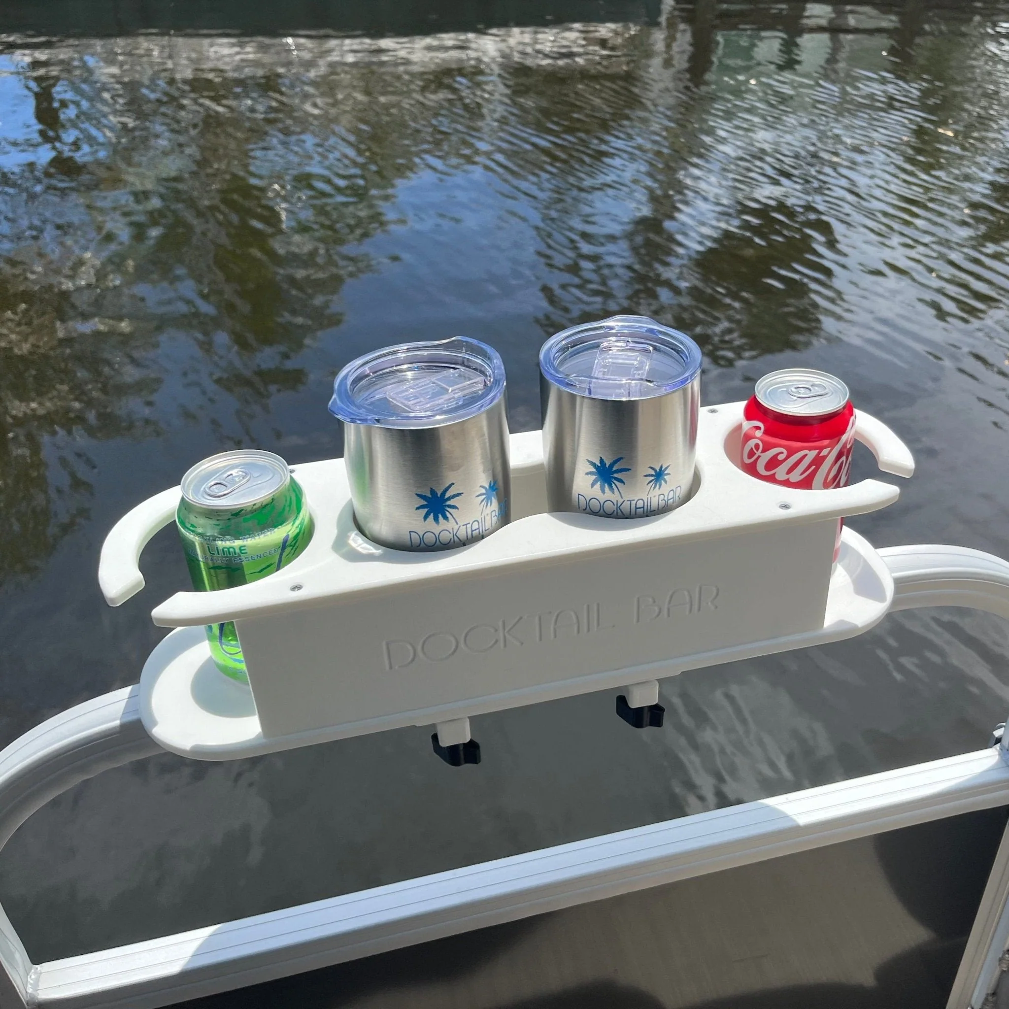 Docktail Bar Pontoon Boat Cup Holder Caddy - Choose Your Color - Image 7