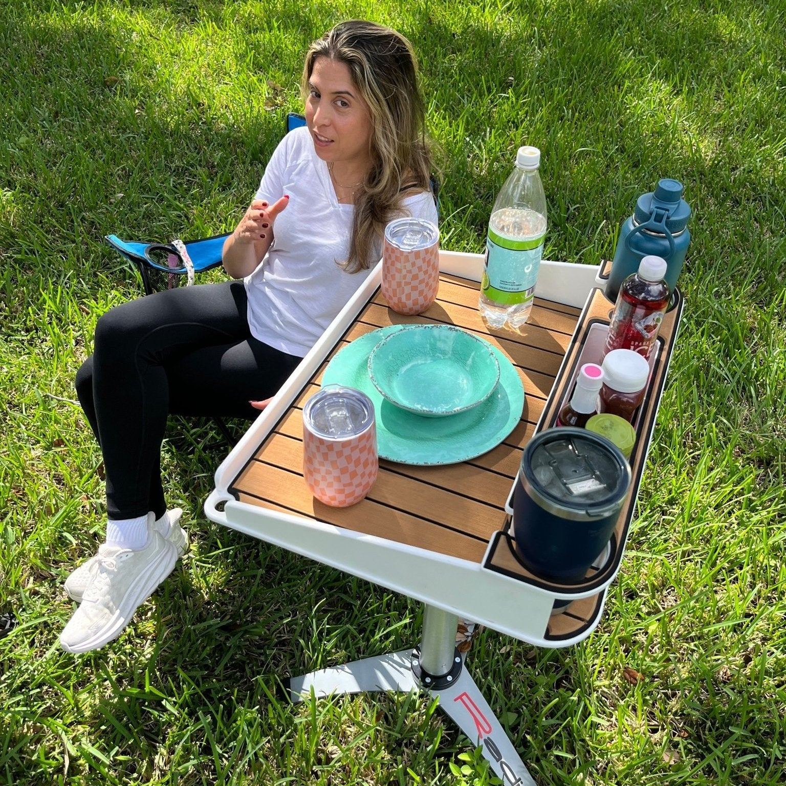 Docktail Boondocking Table - For Camping, RV's, Tailgating, Poolside, and Grill Prep - Image 33