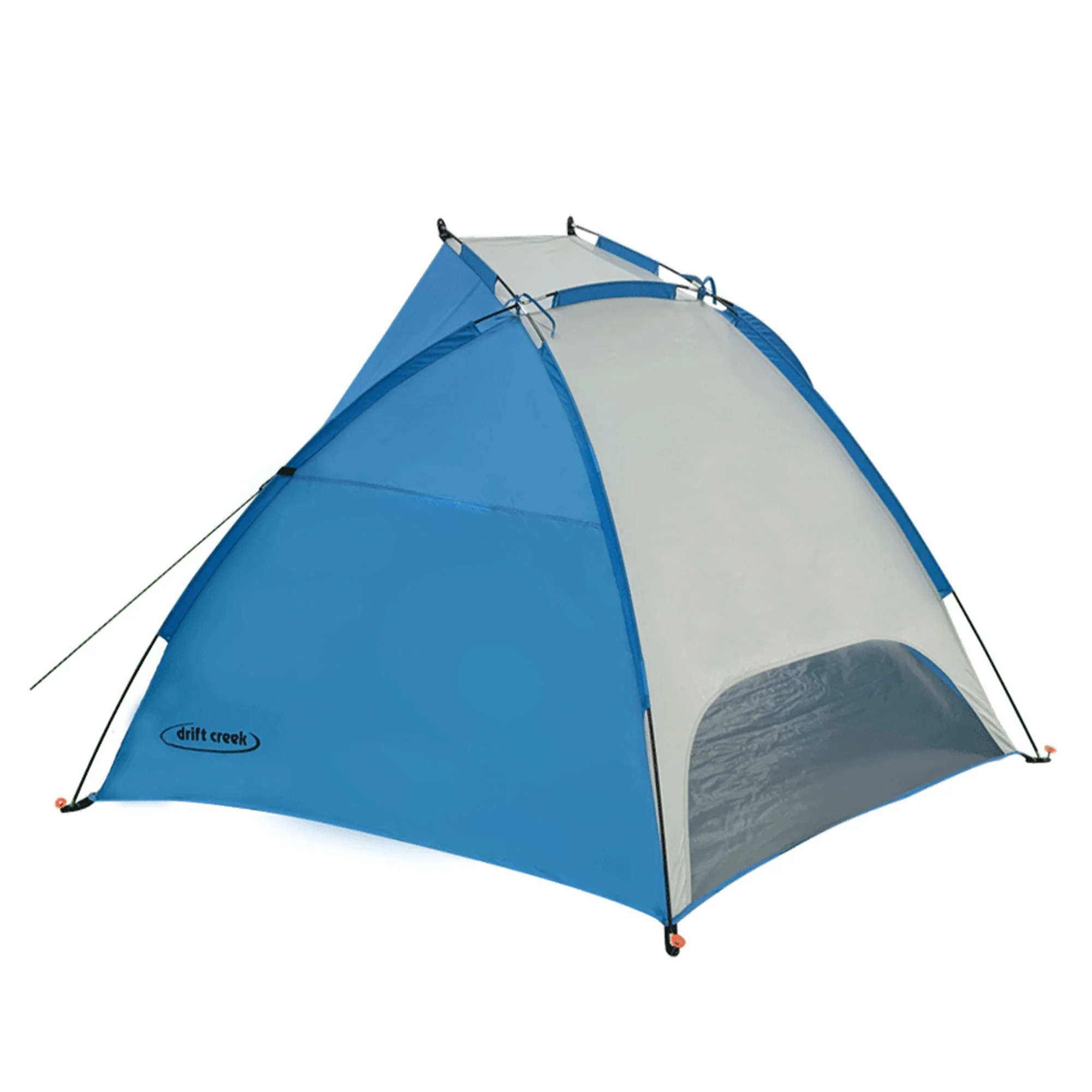Drift Creek Outdoor Canopy Beach Shelter Sun Shade Tent with Carry Bag, Blue - Image 3