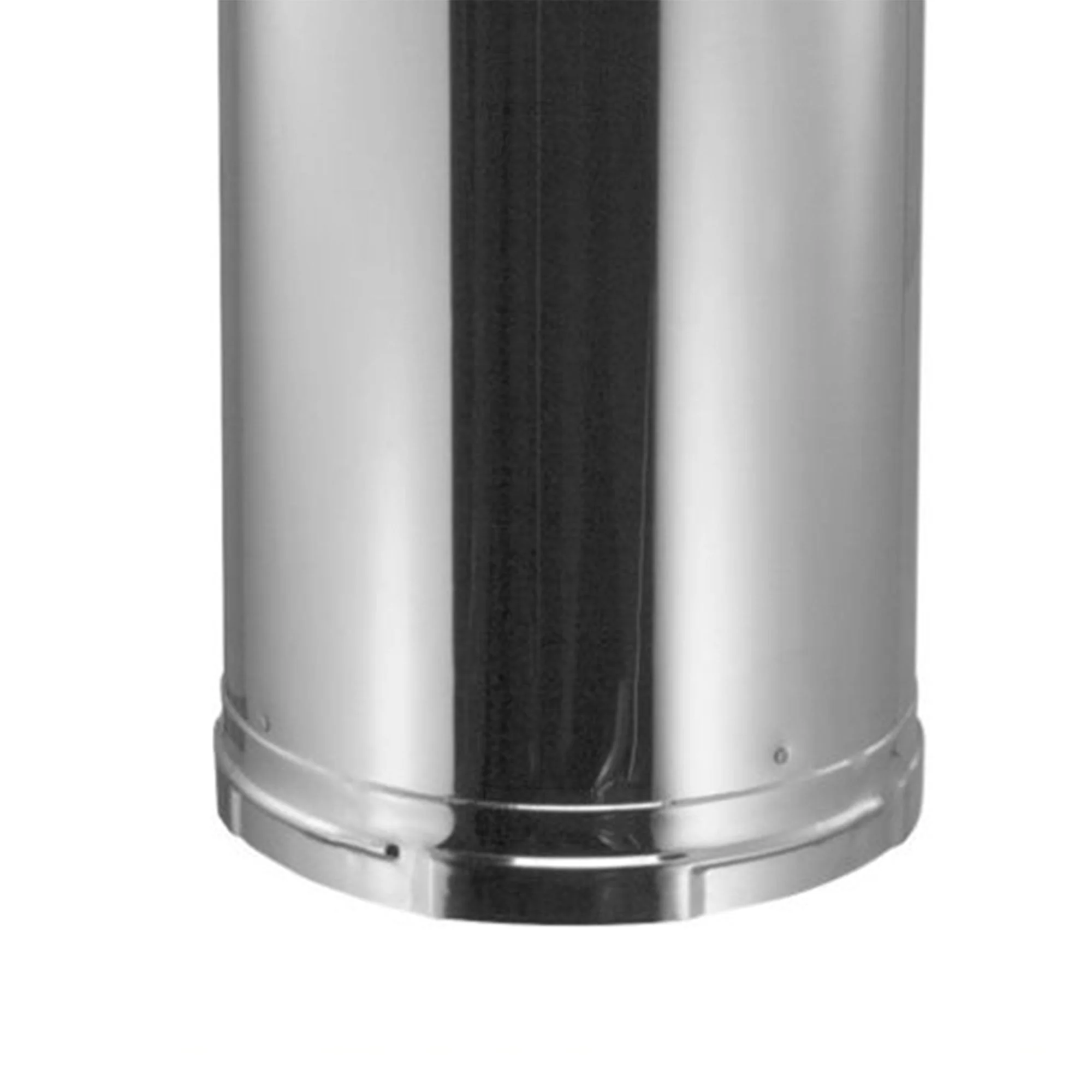 DuraVent DuraPlus 24 x 6 Inch Galvanized Steel Triple Wall Stove Pipe, Silver - Image 7