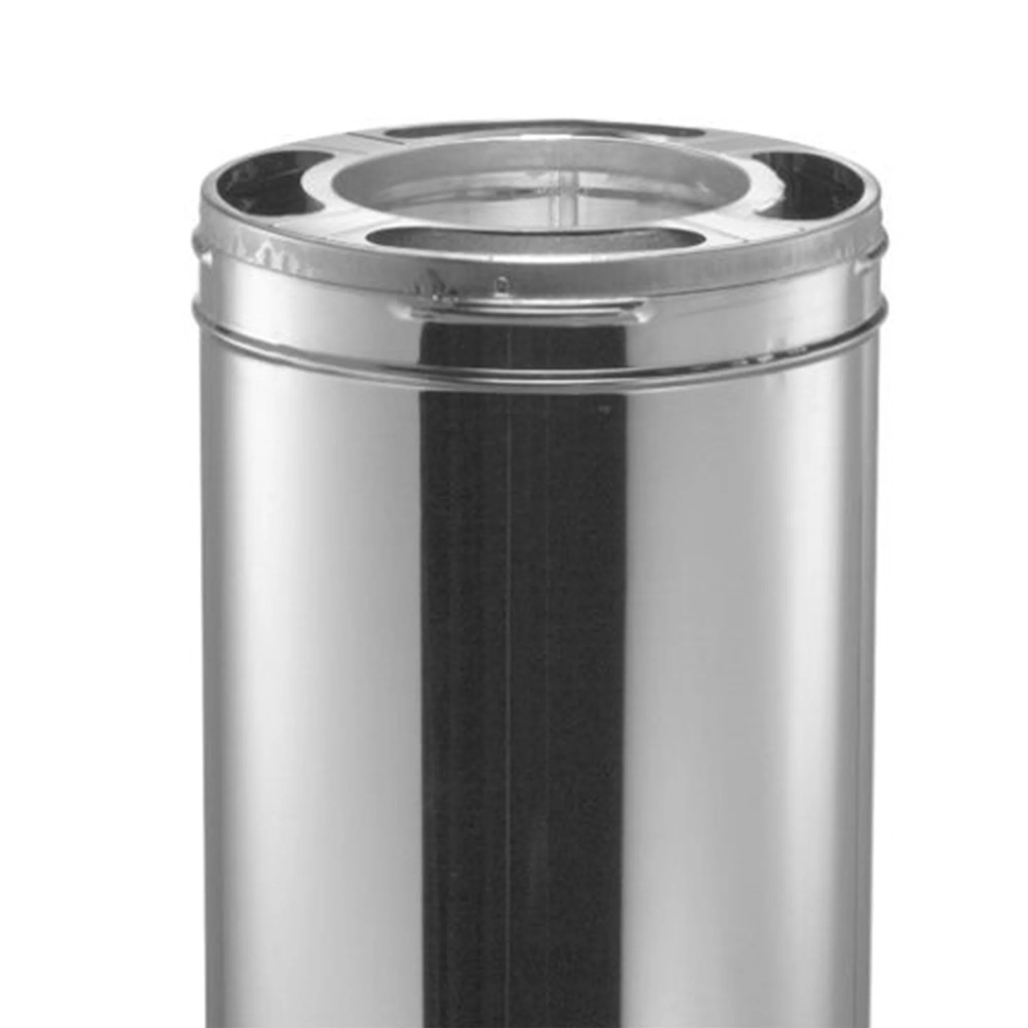 DuraVent DuraPlus 420 Stainless Steel Triple Wall Stove Pipe Connector, Silver - Image 8