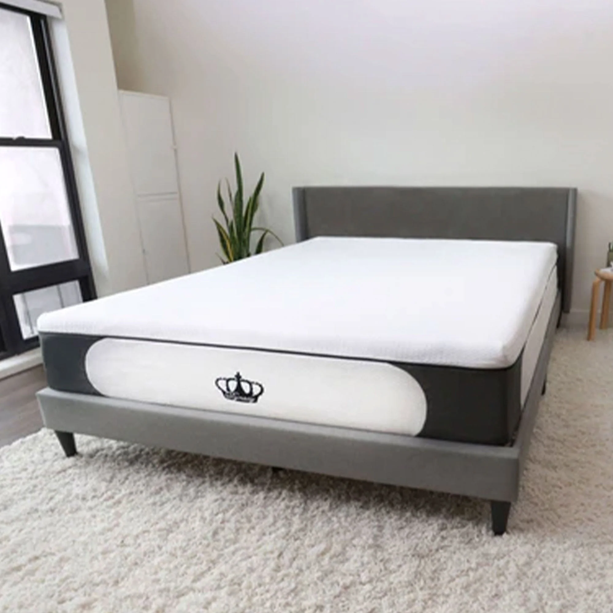 Dynasty Mattress 14.5 Inch CoolBreeze Plush Gel Memory Foam Mattress Bed, Twin XL Size - Image 6