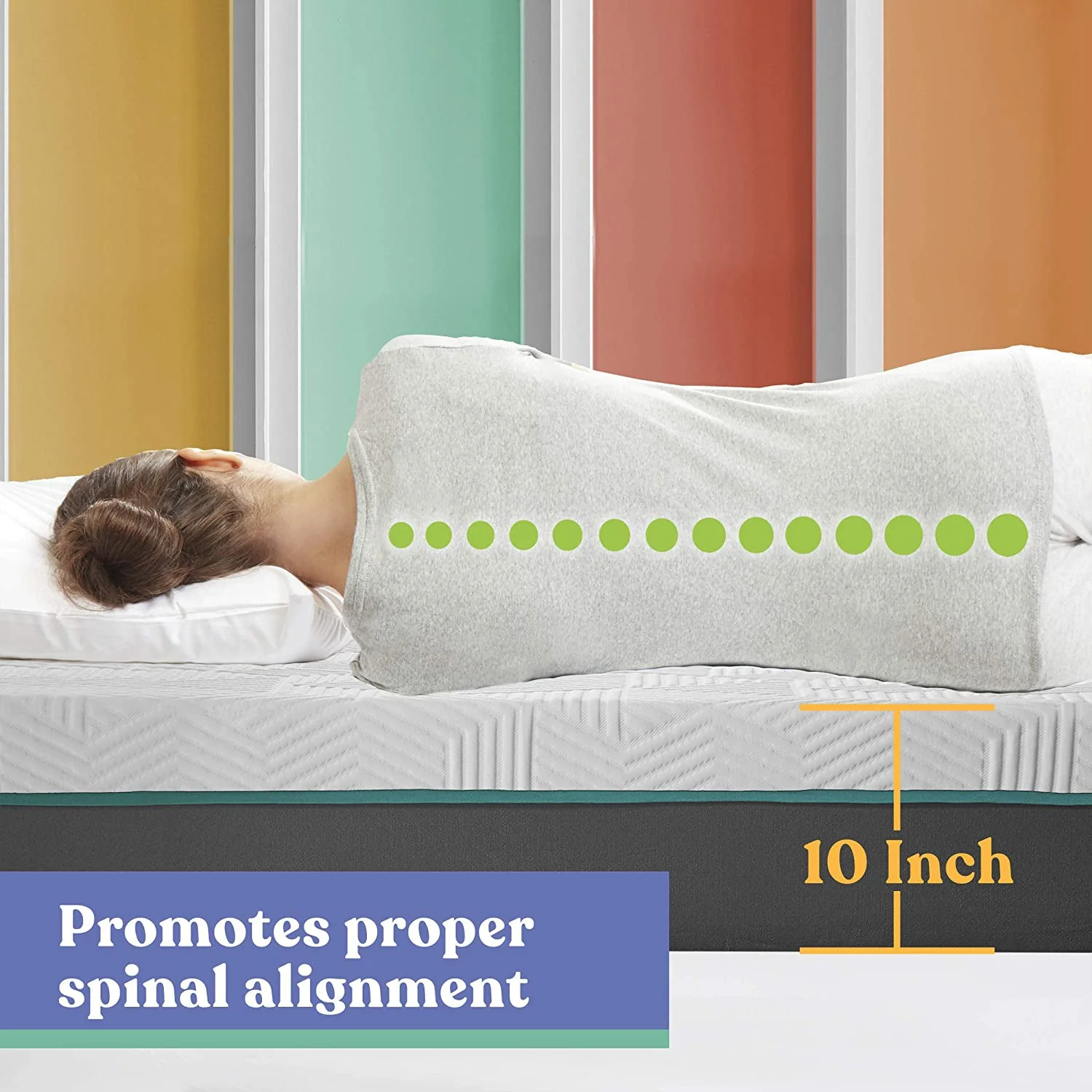 Early Bird Performance 12 Inch Hybrid Mattress w/ Cooling Copper Infusion, Twin - Image 8