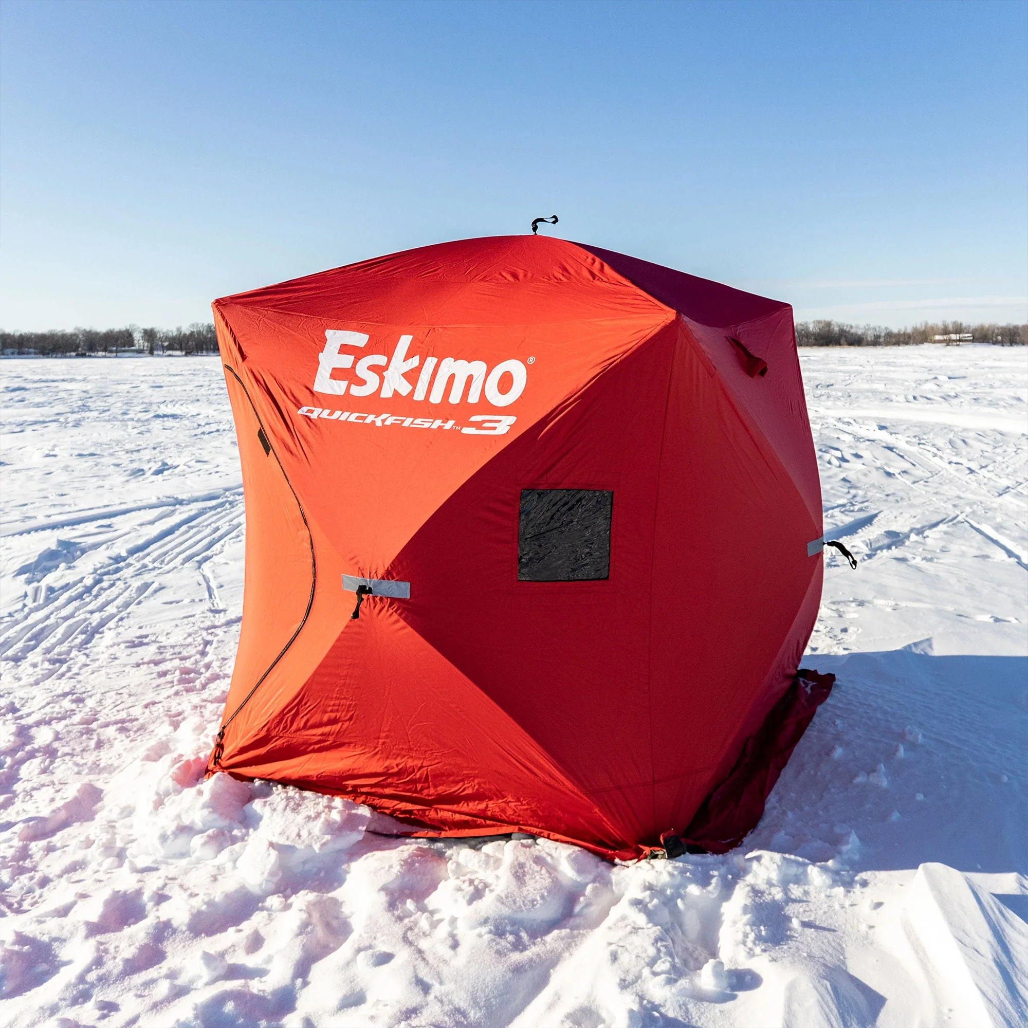 Eskimo QuickFish 3 Portable 3-Person Pop Up Ice Fishing Shanty Shack Shelter Hut - Image 8