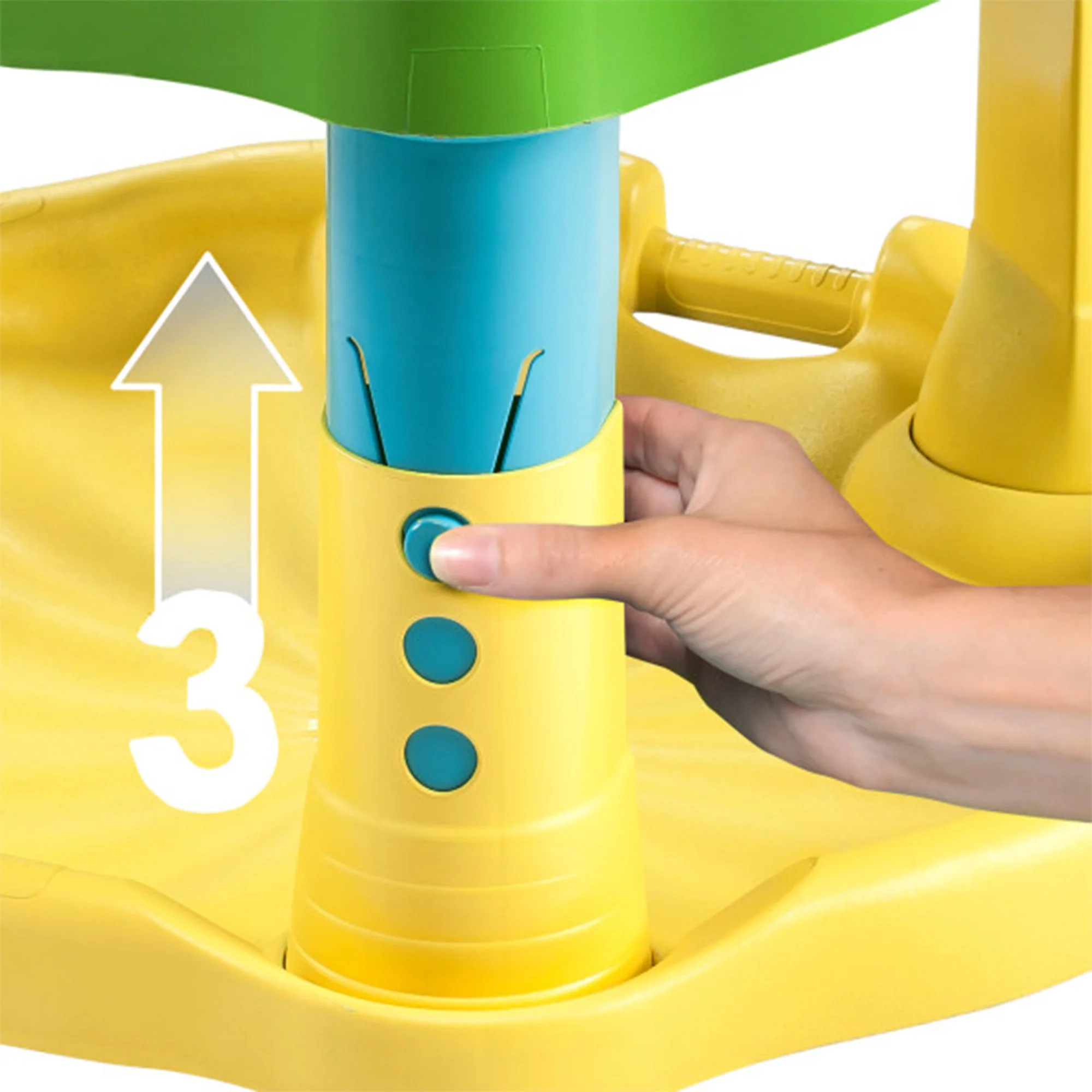 Evenflo ExerSaucer Zoo Friends Bouncing Activity Saucer with Full Seat Cushion - Image 8