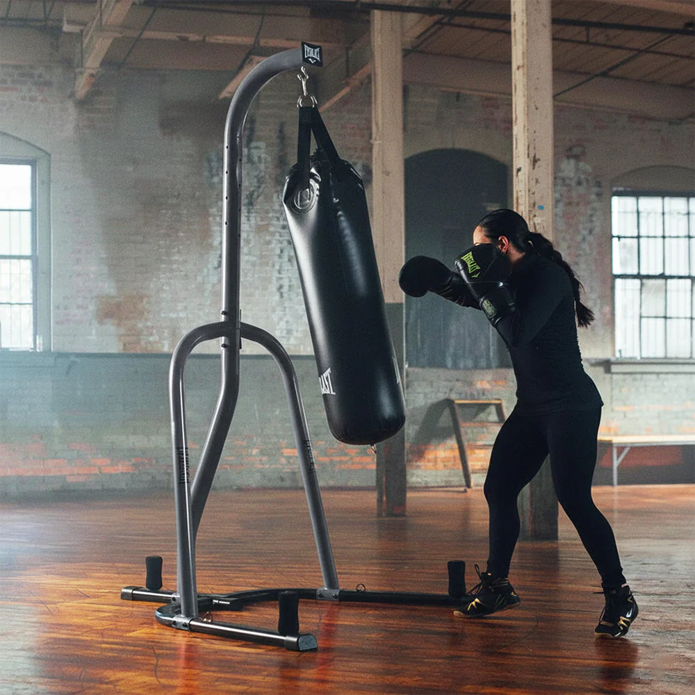 Everlast 100 Pound Max Heavy Duty Powder Coated Steel Heavy Bag Stand, Black - Image 3