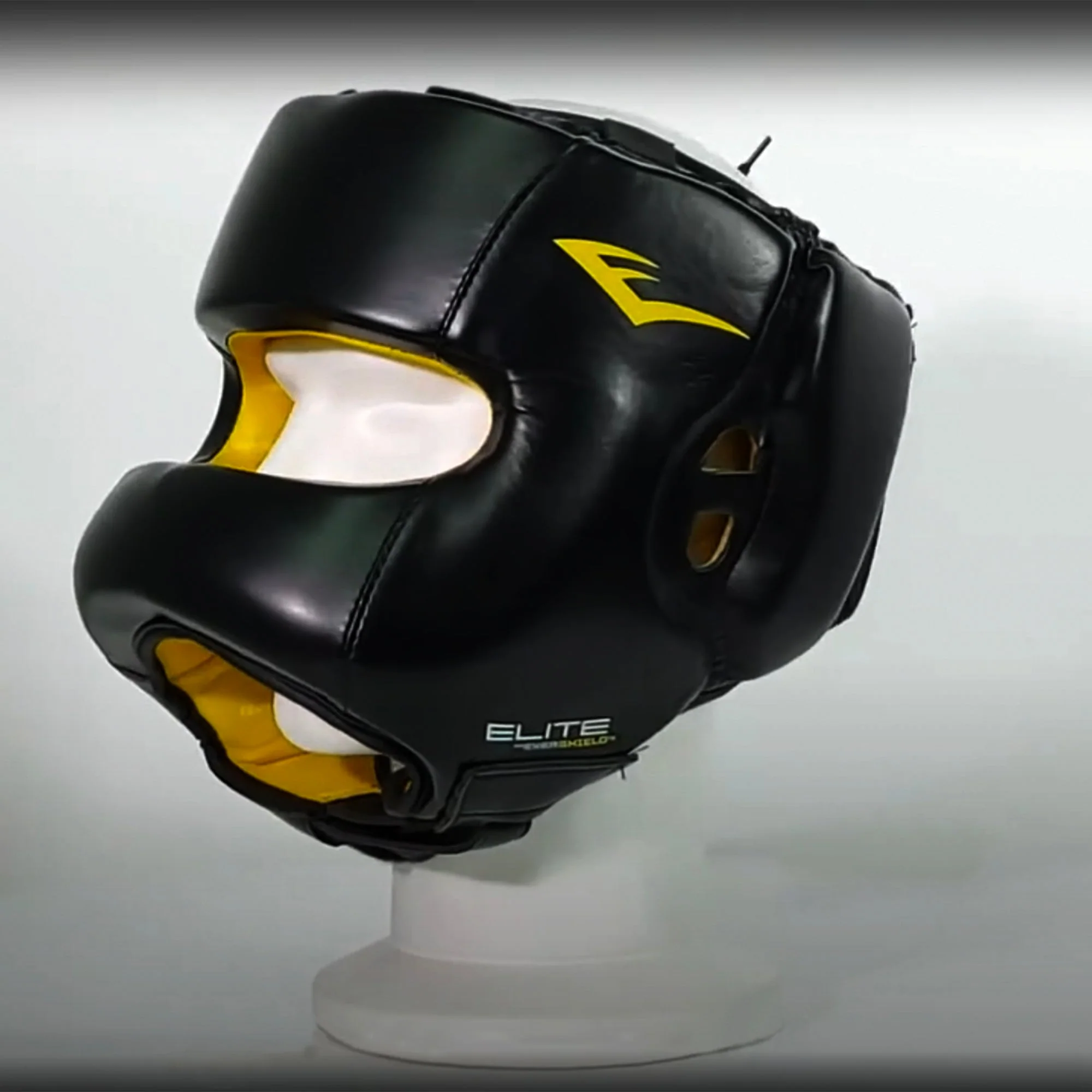 Everlast Elite Synthetic Leather Padded Headgear for Training, Medium/Large - Image 4