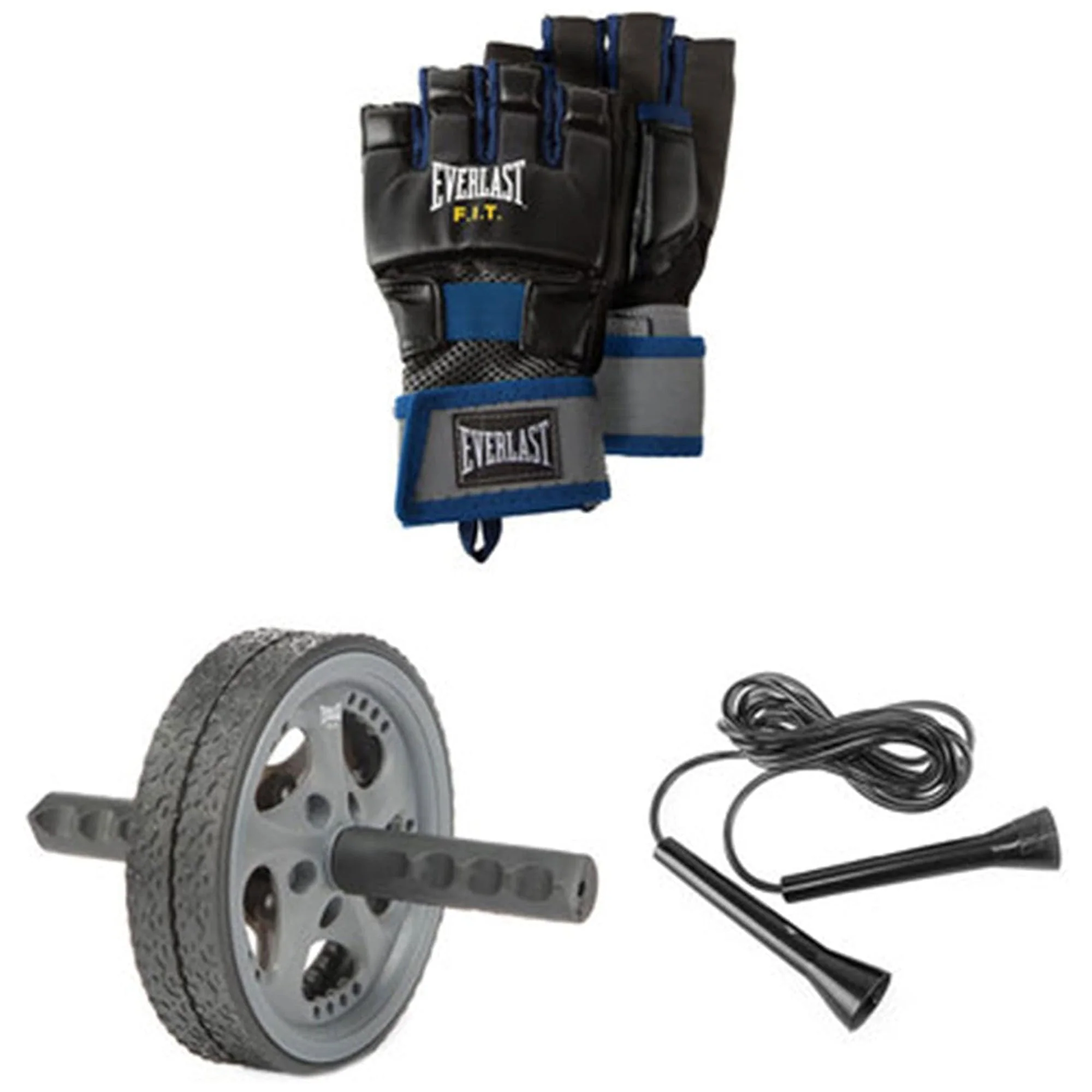 Everlast Powercore Free Standing Heavy Duty Fitness Training Bag with Kit, Blue - Image 7