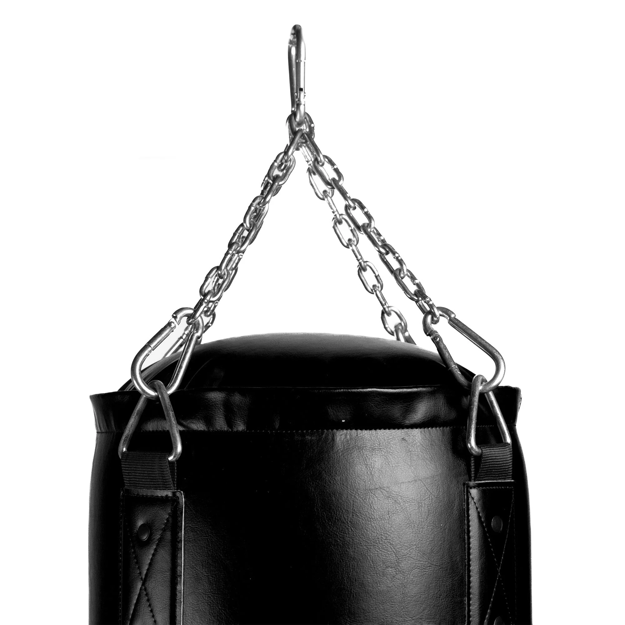 Everlast Powerlock Heavy Bag w/ Double Reinforced D Ring and Nylon Strap, Black - Image 2