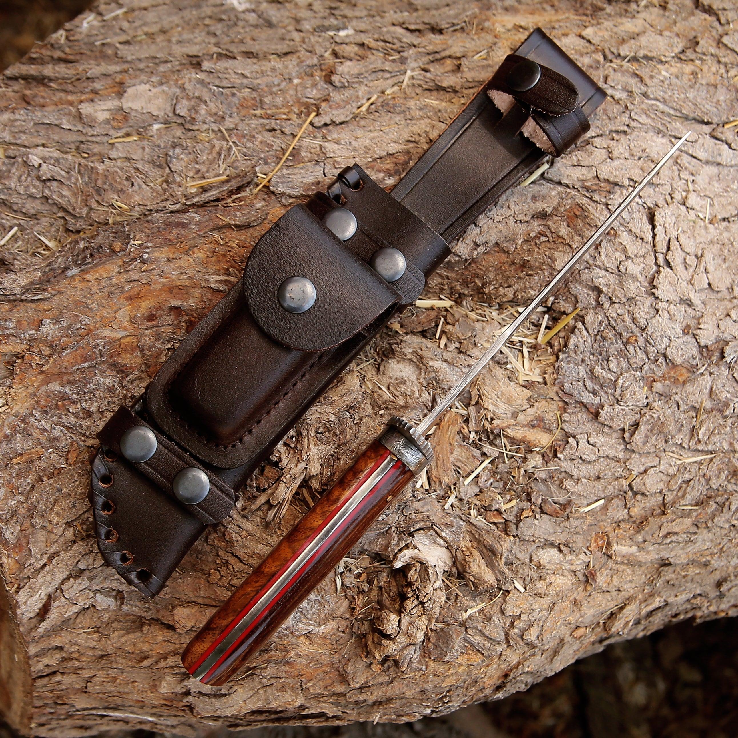 Excelsior Hunting Knife with Exotic Rosewood Handle - Image 8