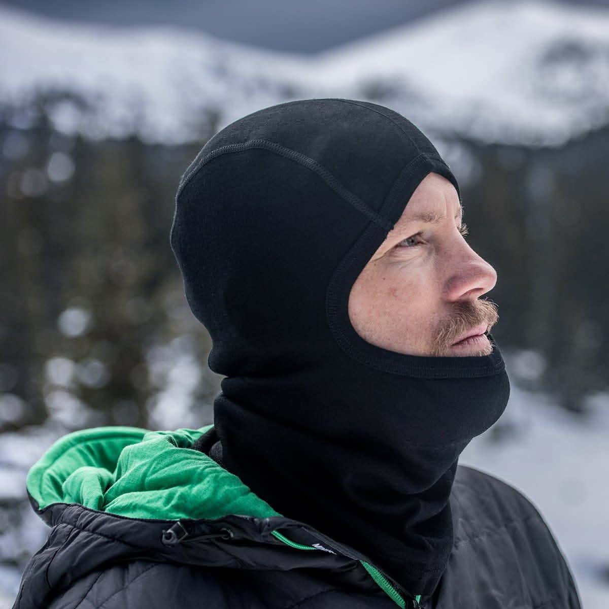 Heavyweight Wool Balaclava - 100% Merino Wool - Image 7