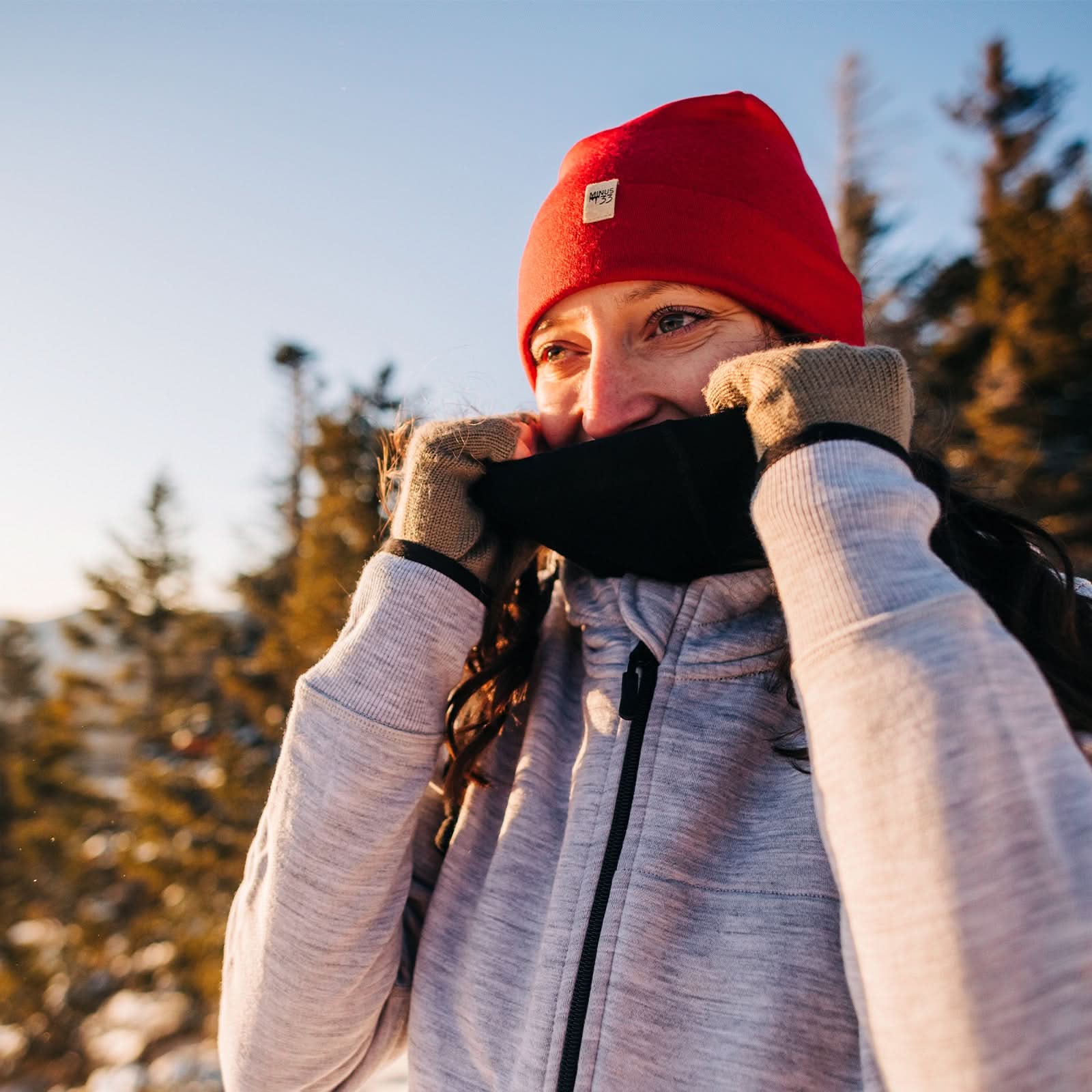 Brushed Merino Wool Neck Gaiter - Heavyweight - Image 5
