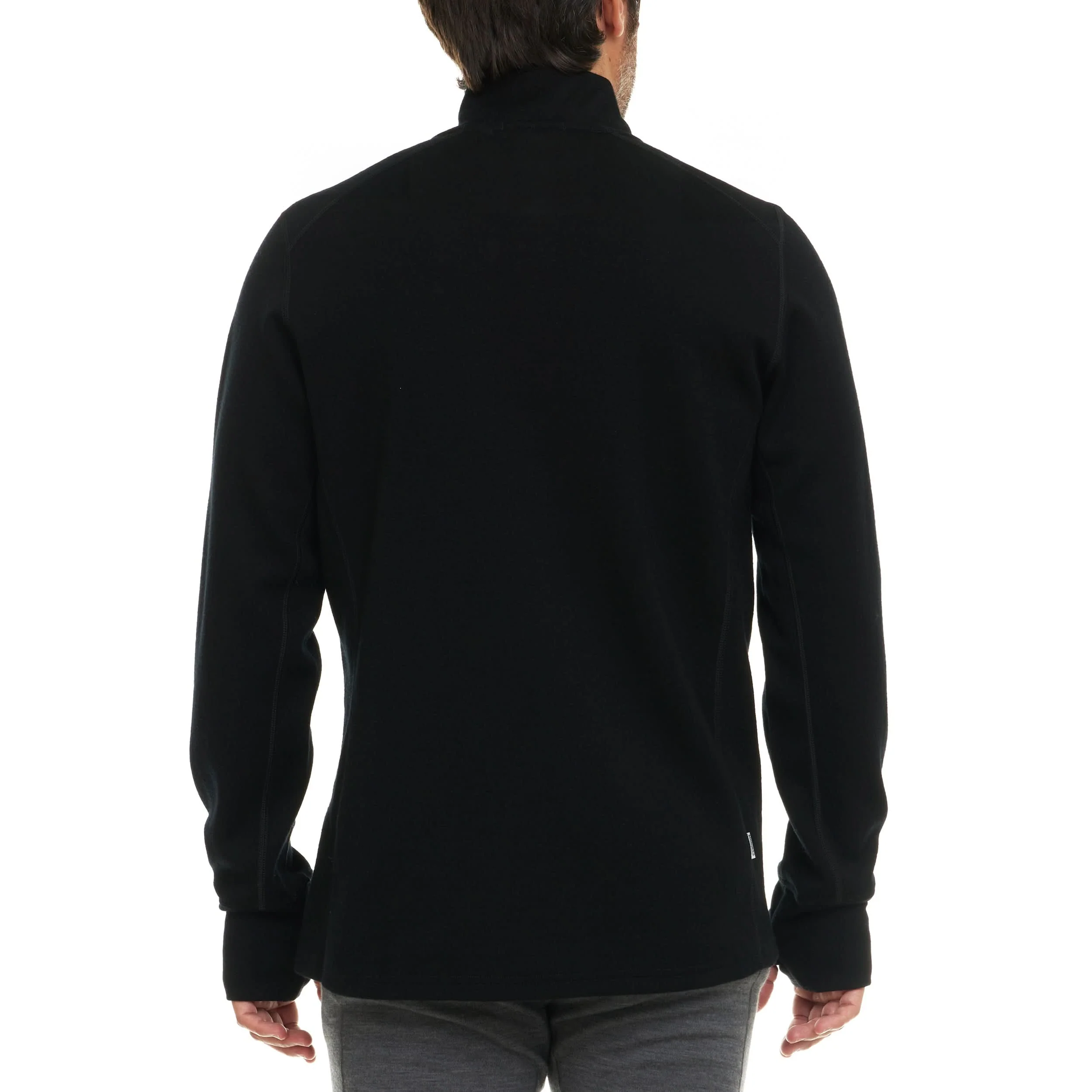 Heavyweight Men's Wool 1/4 Zip - 100% Merino Wool - Image 7