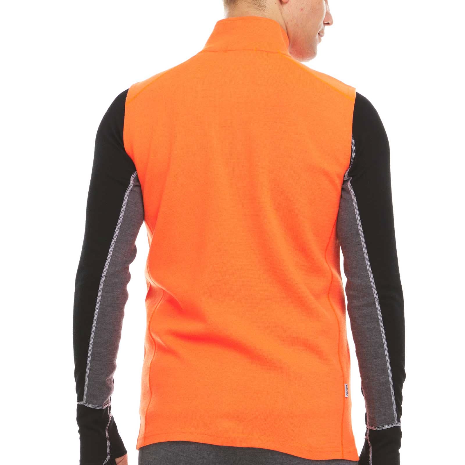Heavyweight Men's Wool Vest - 100% Merino Wool - Image 12