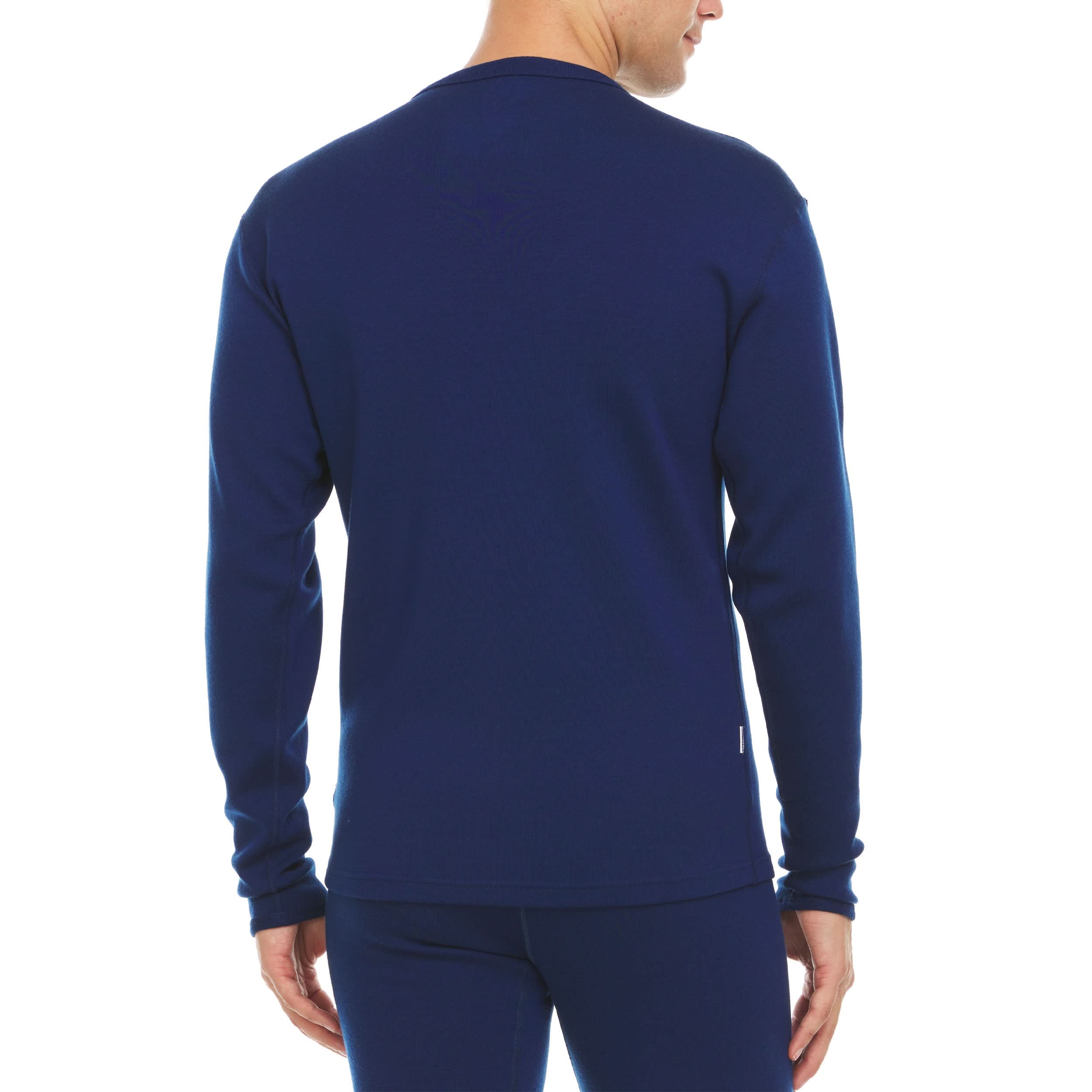 Heavyweight Men's Wool Crew Top - 100% Merino Wool - Image 6