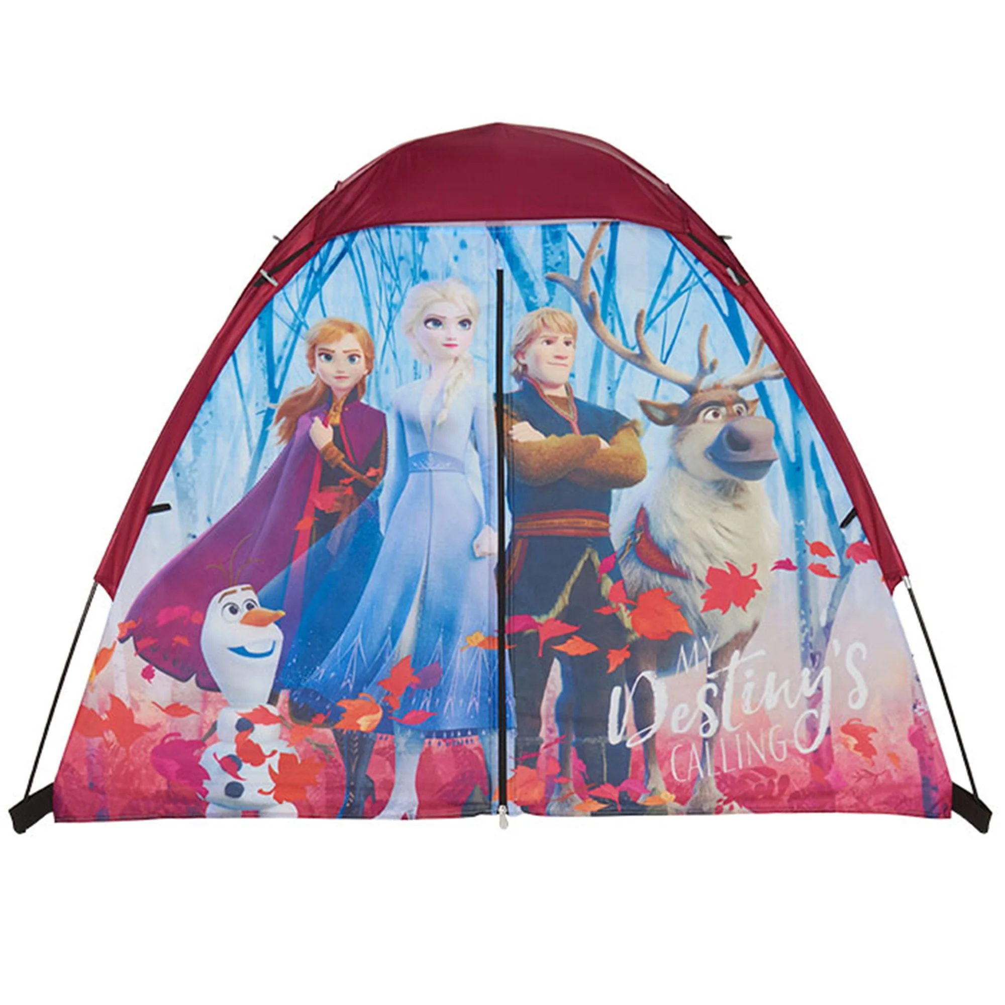 Exxel Outdoors Disney Frozen 2 Kids 4 Piece Camping Set with Tent & Sleeping Bag - Image 2