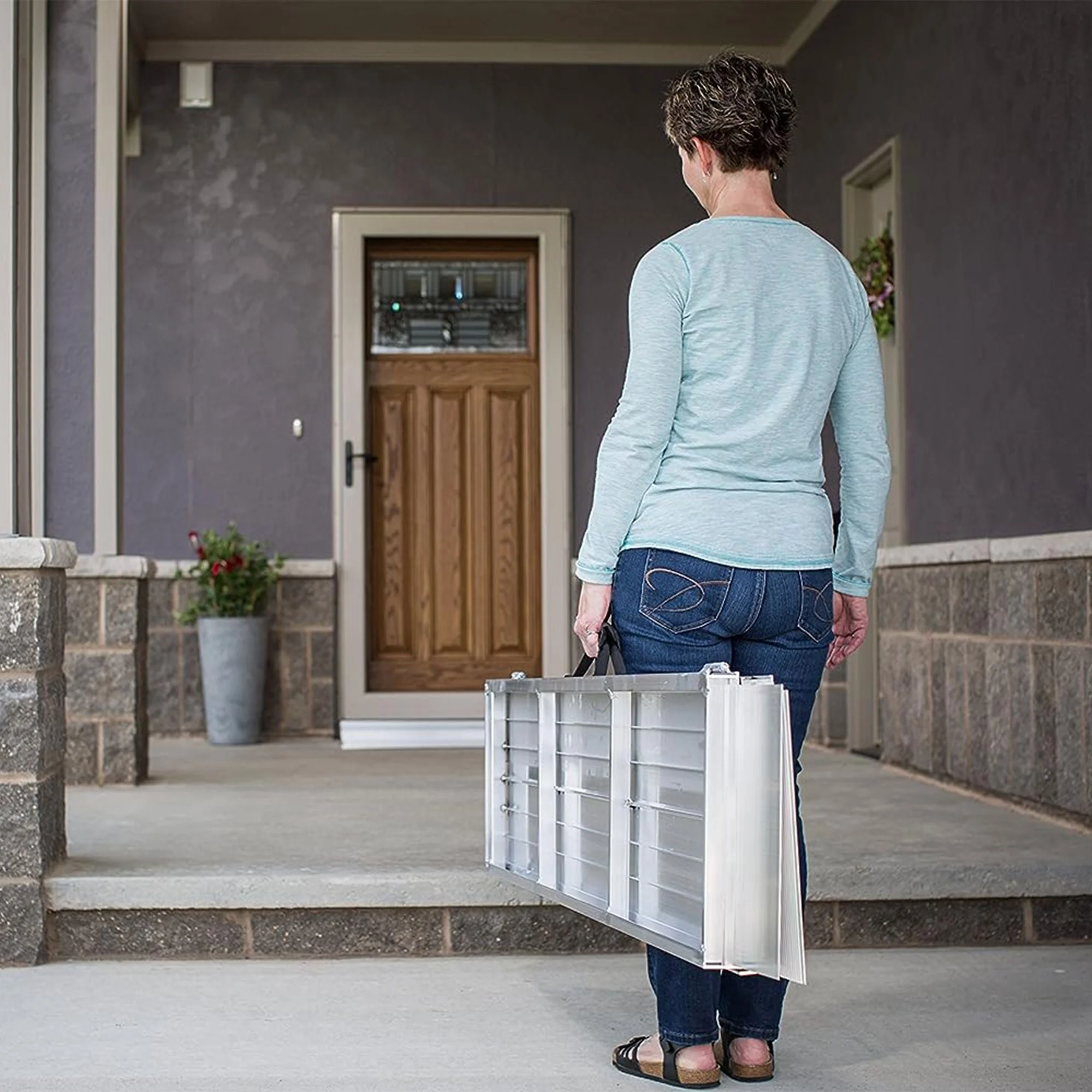 EZ-ACCESS SUITCASE 8’ x 30" Portable Singlefold Ramp Suited for Minivans & SUVs - Image 8