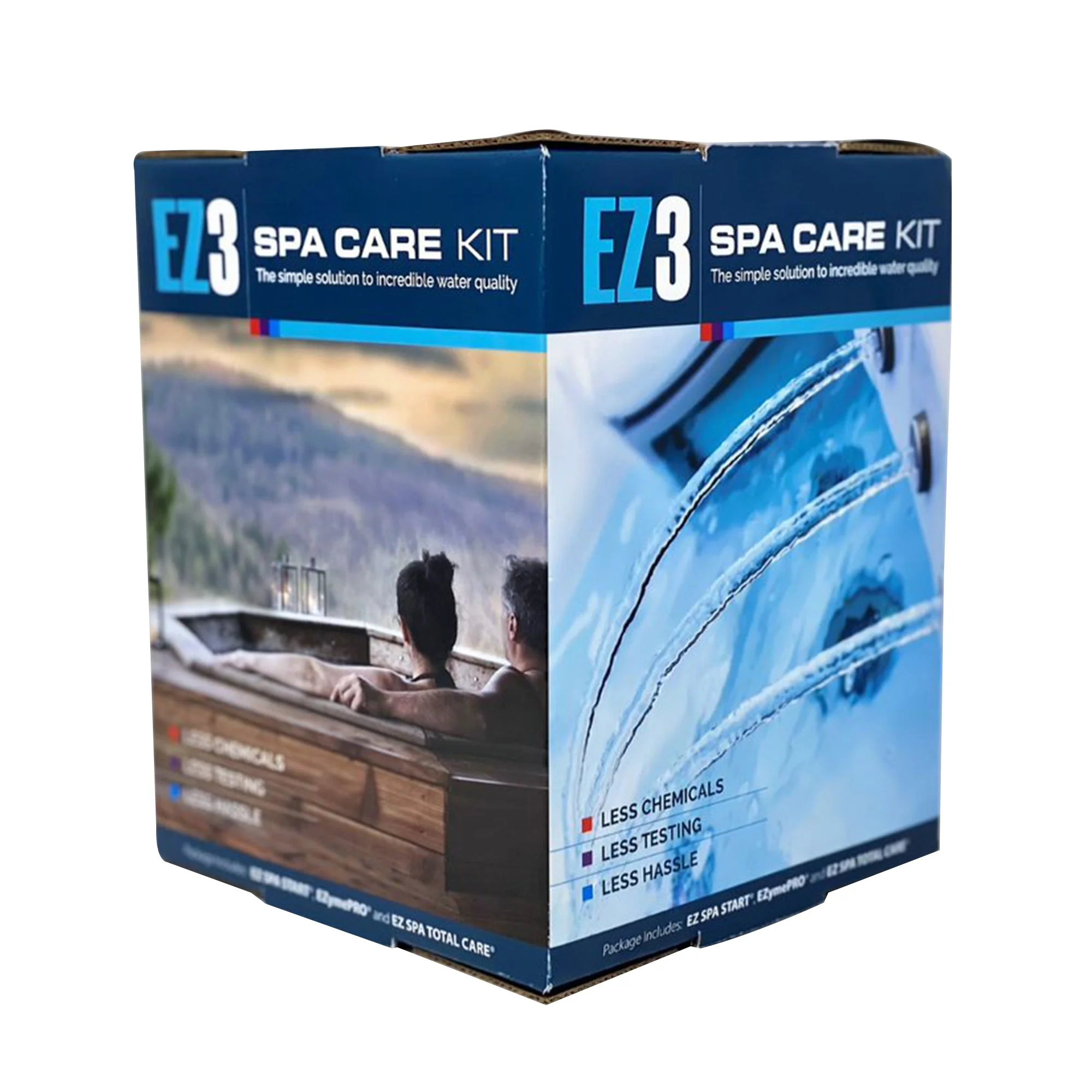 EZ Spa EZ3 Spa Care Kit for 3 in 1 Swimming Pool & Hot Tub Chemical Maintenance - Image 4
