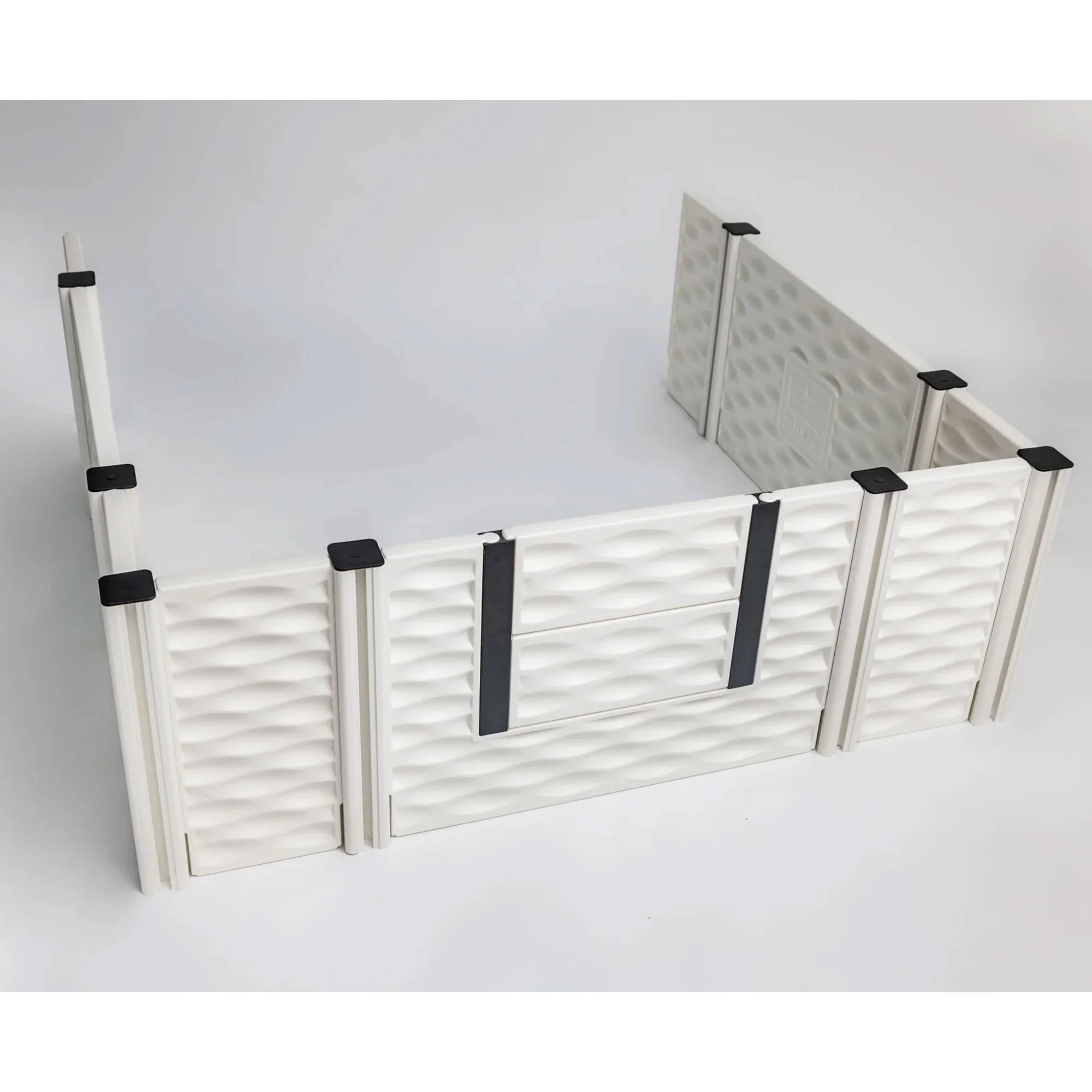 EZwhelp EZclassic 48 Inches Add On Room with Front Panel Set and Doors, White - Image 6