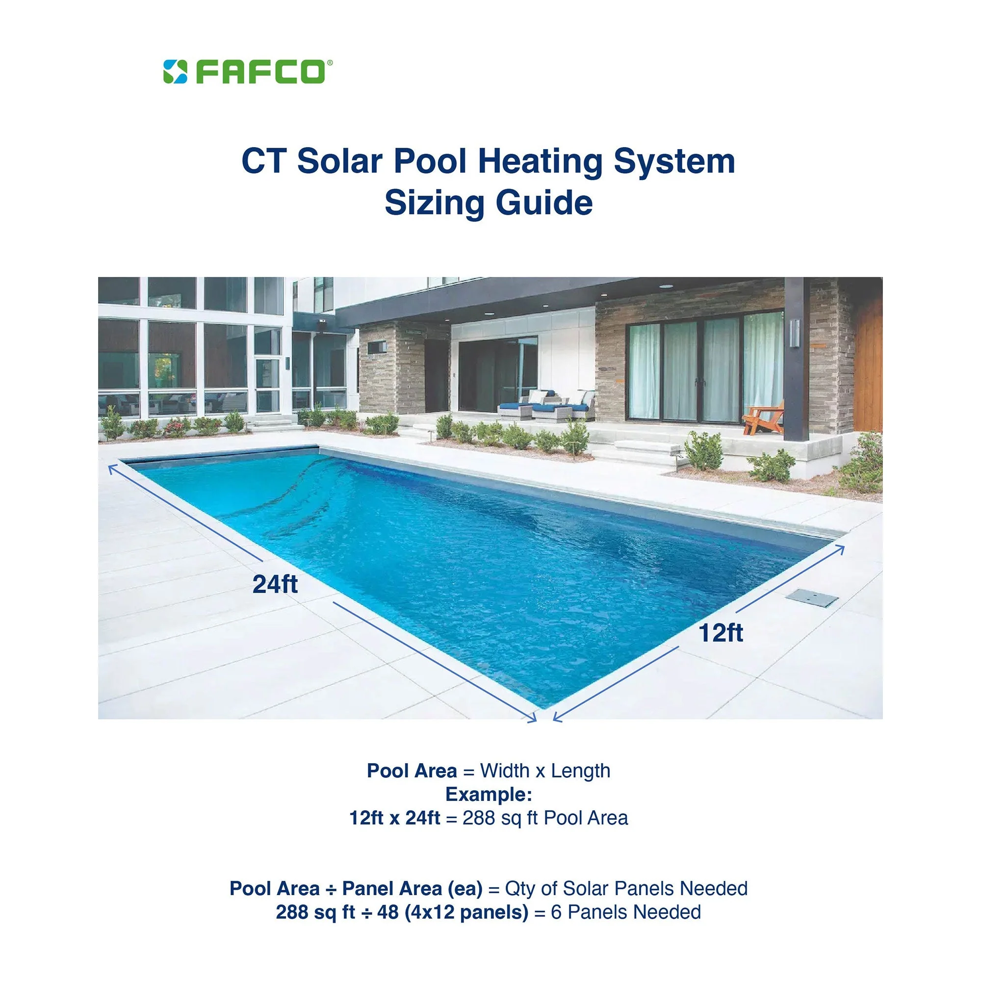 FAFCO Connected Tube (CT) 4 x 12 Ft Highest Efficiency Solar Pool Heating Panel - Image 5