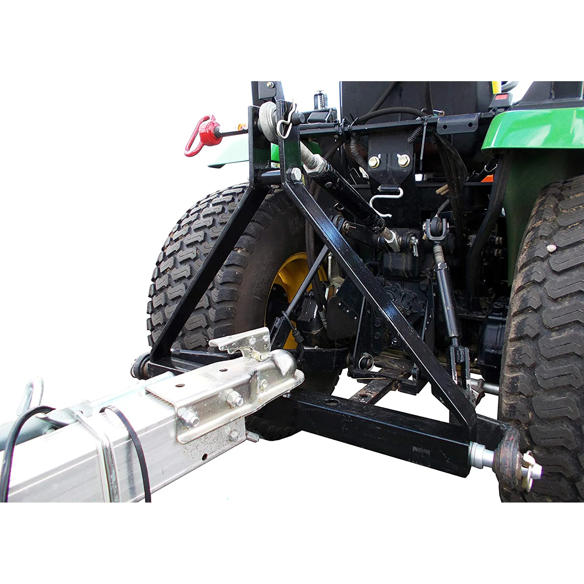 Field Tuff FTF-013PTH 3 Point Triangle Frame Lawn Tractor Trailer Hitch, Black - Image 5