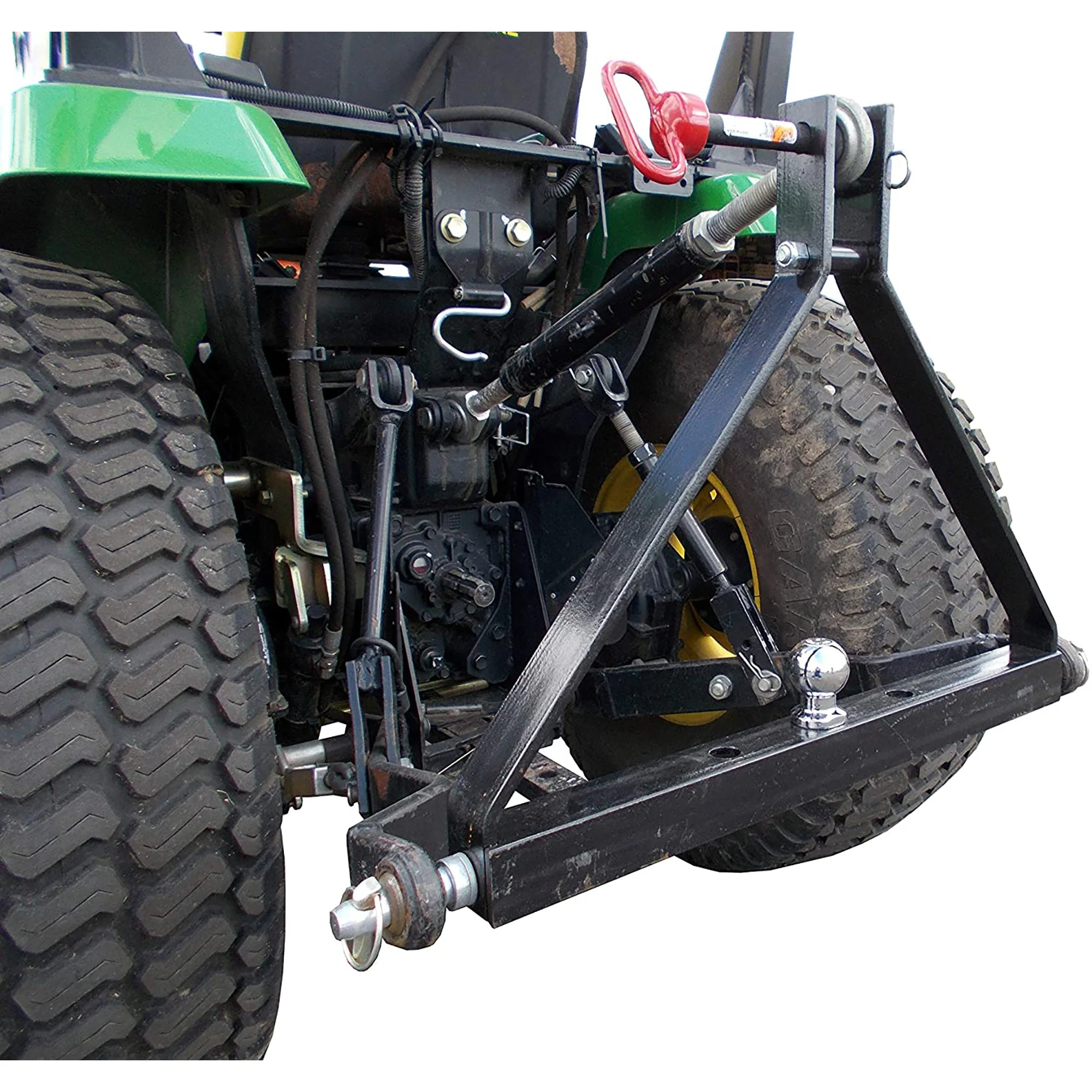 Field Tuff FTF-013PTH 3 Point Triangle Frame Lawn Tractor Trailer Hitch, Black - Image 6