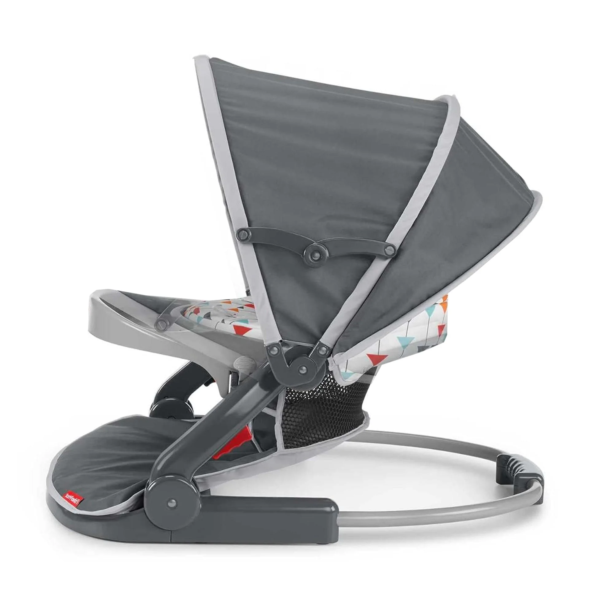 Fisher-Price Foldable Baby Travel Chair On The Go Sit Me Up Floor Seat w/Canopy - Image 11