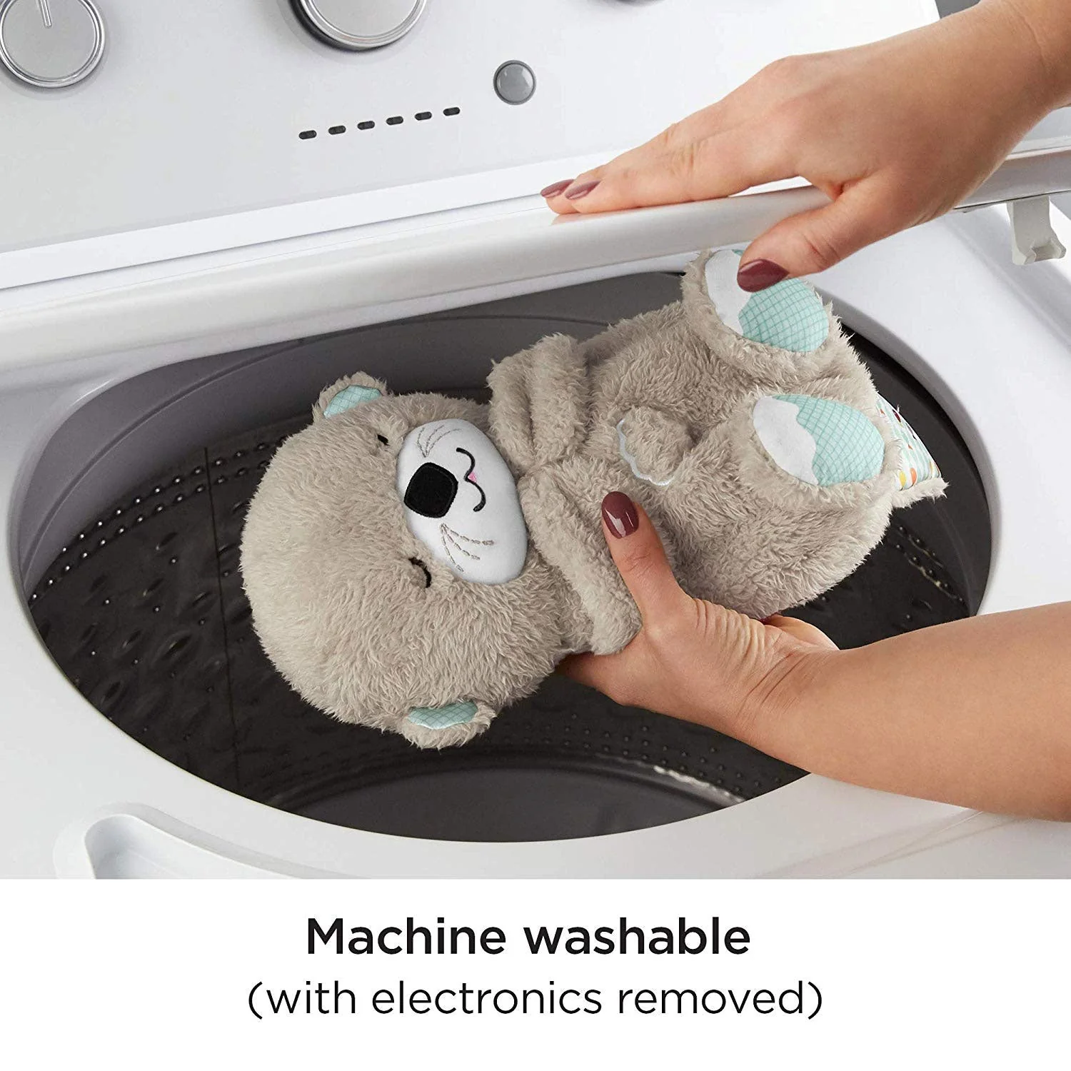 Fisher Price FXC66 Infant Baby Plush Bedtime Musical Soothe 'n Snuggle Otter - Image 3