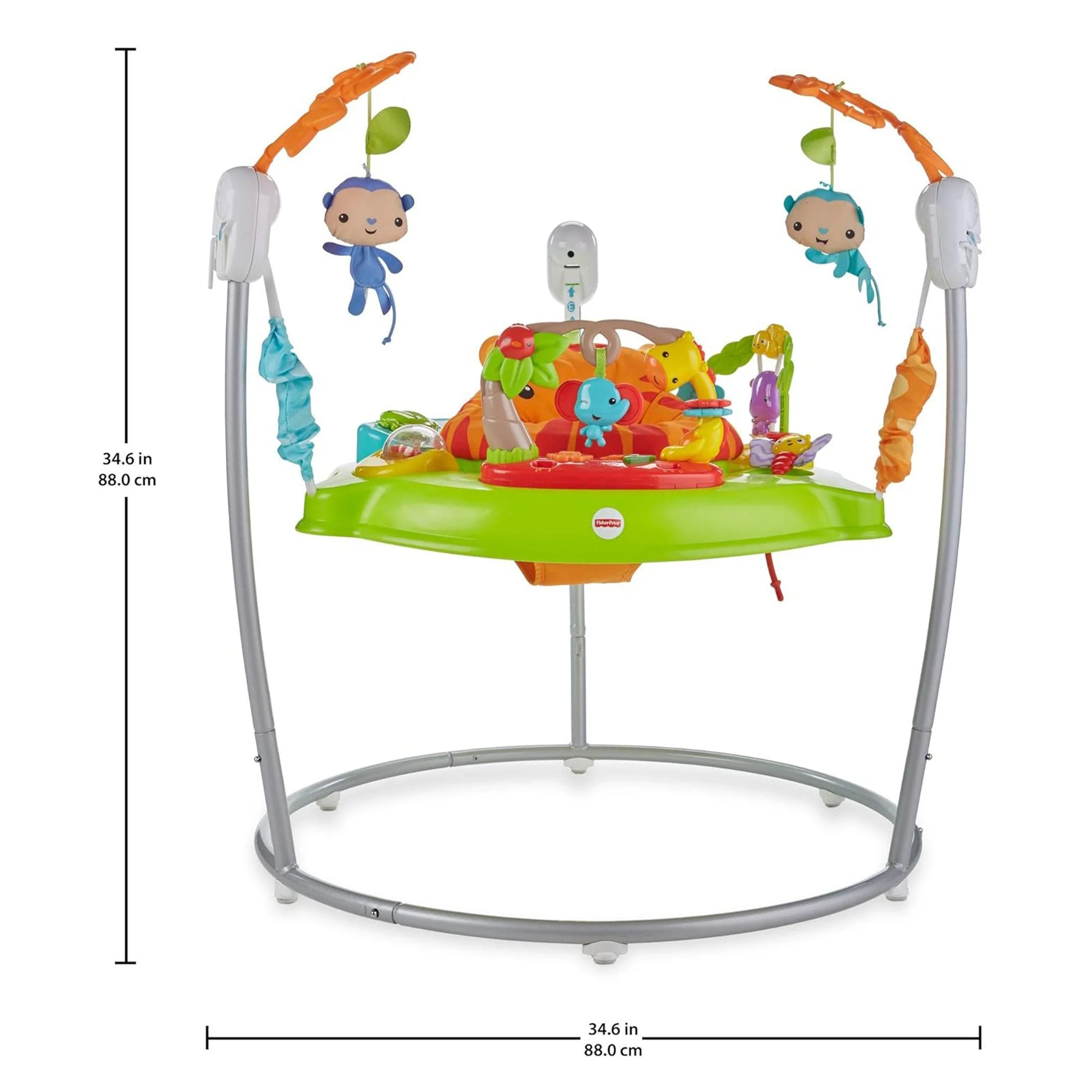 Fisher Price Tiger Time Jumperoo Activity Center with Music, Lights and Sounds - Image 2
