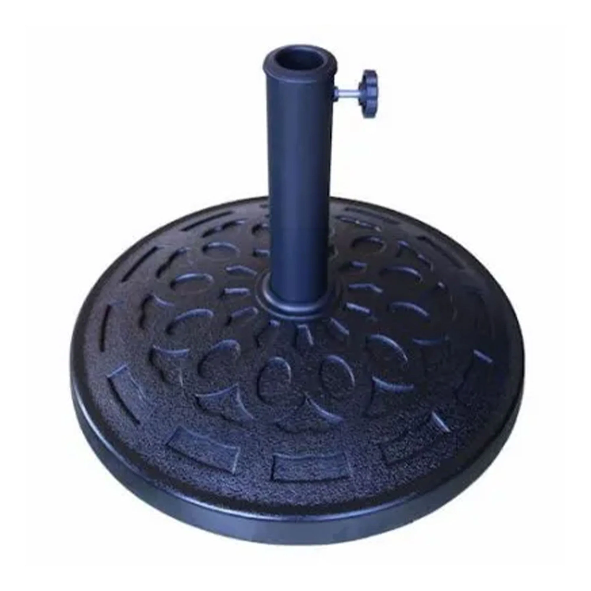 Four Seasons Courtyard 18 Inch Umbrella Base Fits Up To 2" Umbrella Pole, Black - Image 8