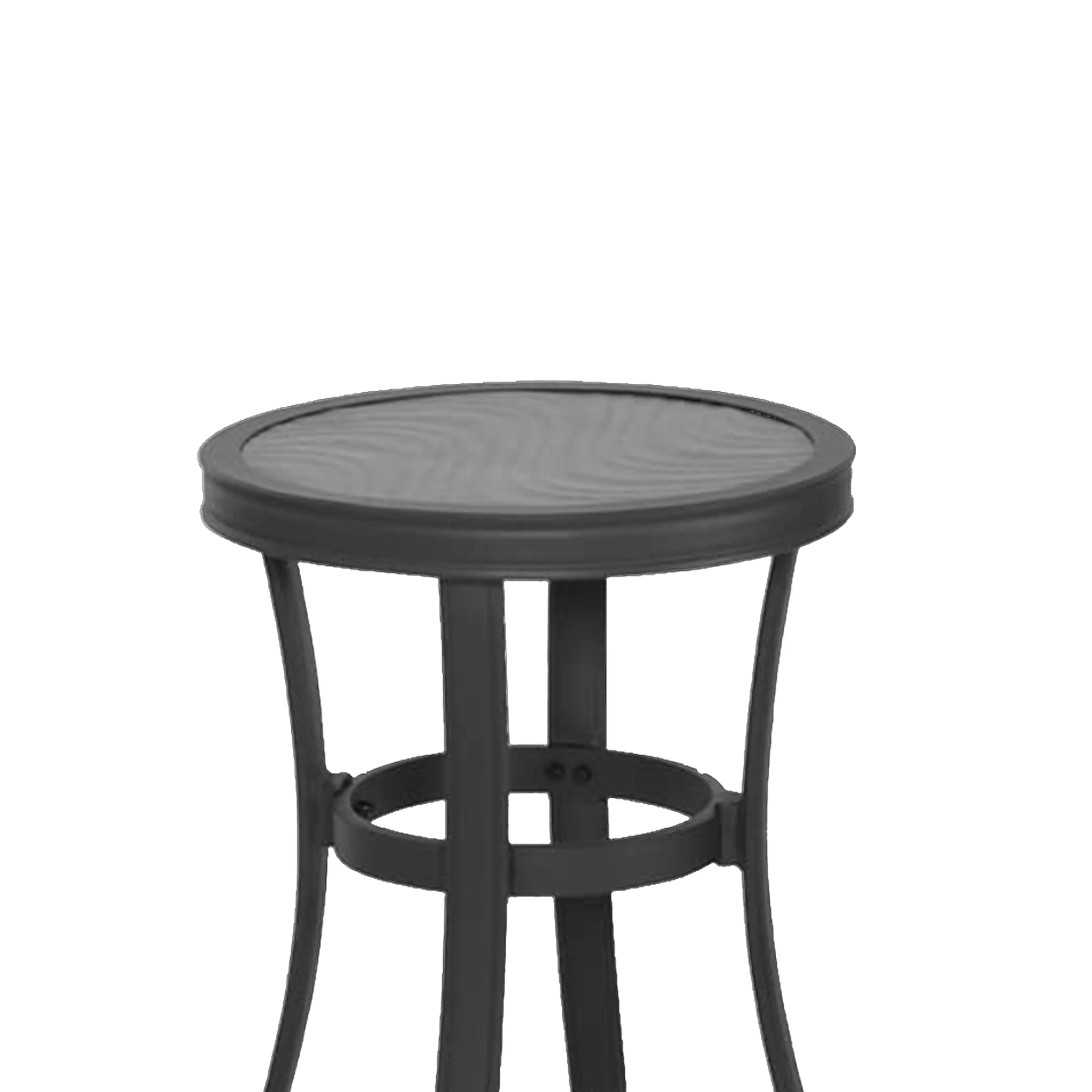 Four Seasons Courtyard Palermo 3 Piece Aluminum Bistro Set with Swivel Rockers - Image 7