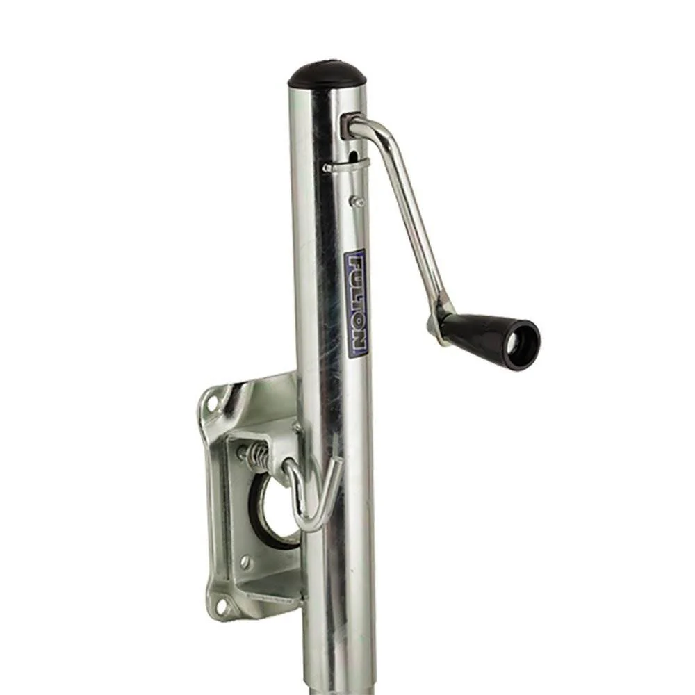 Fulton Bolt On 1200 Lb Capacity Marine Swivel Single Wheel Trailer Tongue Jack - Image 2