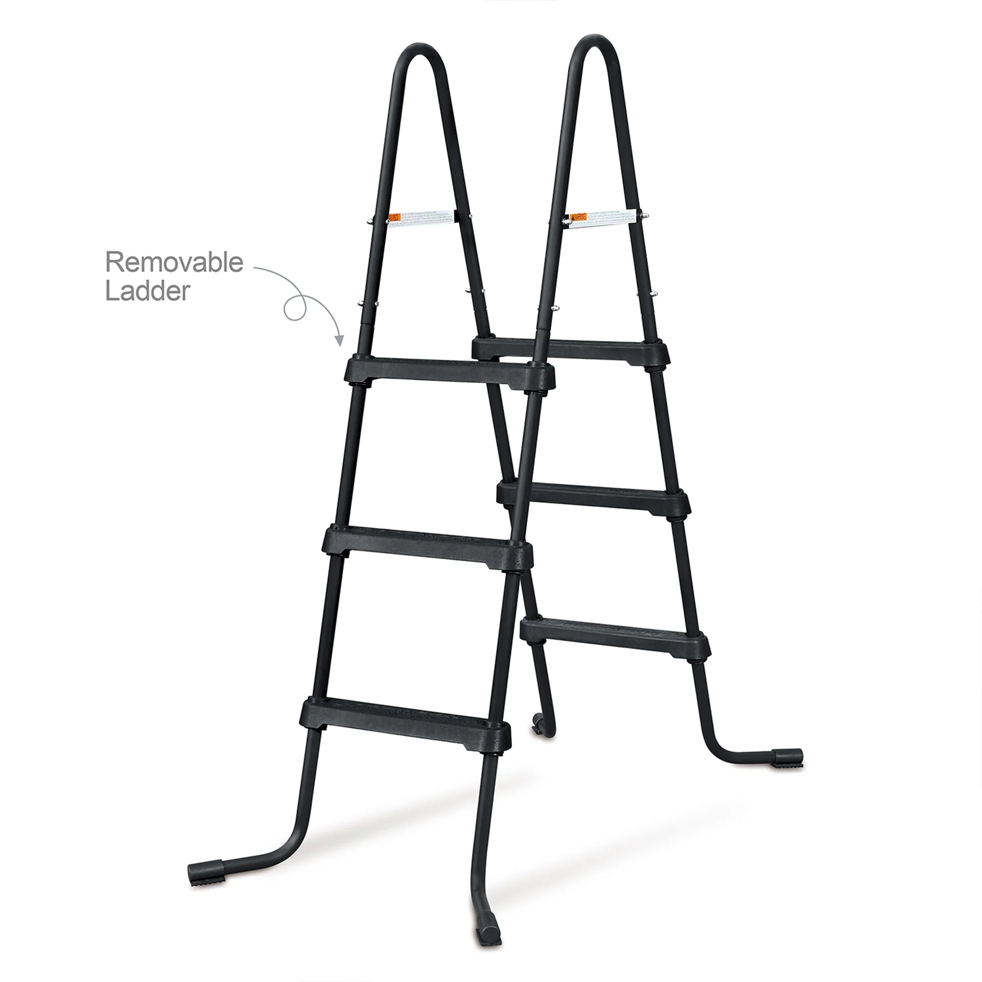 Funsicle 36” SureStep 3 Stair Pool Ladder w/ 12' x 30" QuickSet Inflatable Pool - Image 4