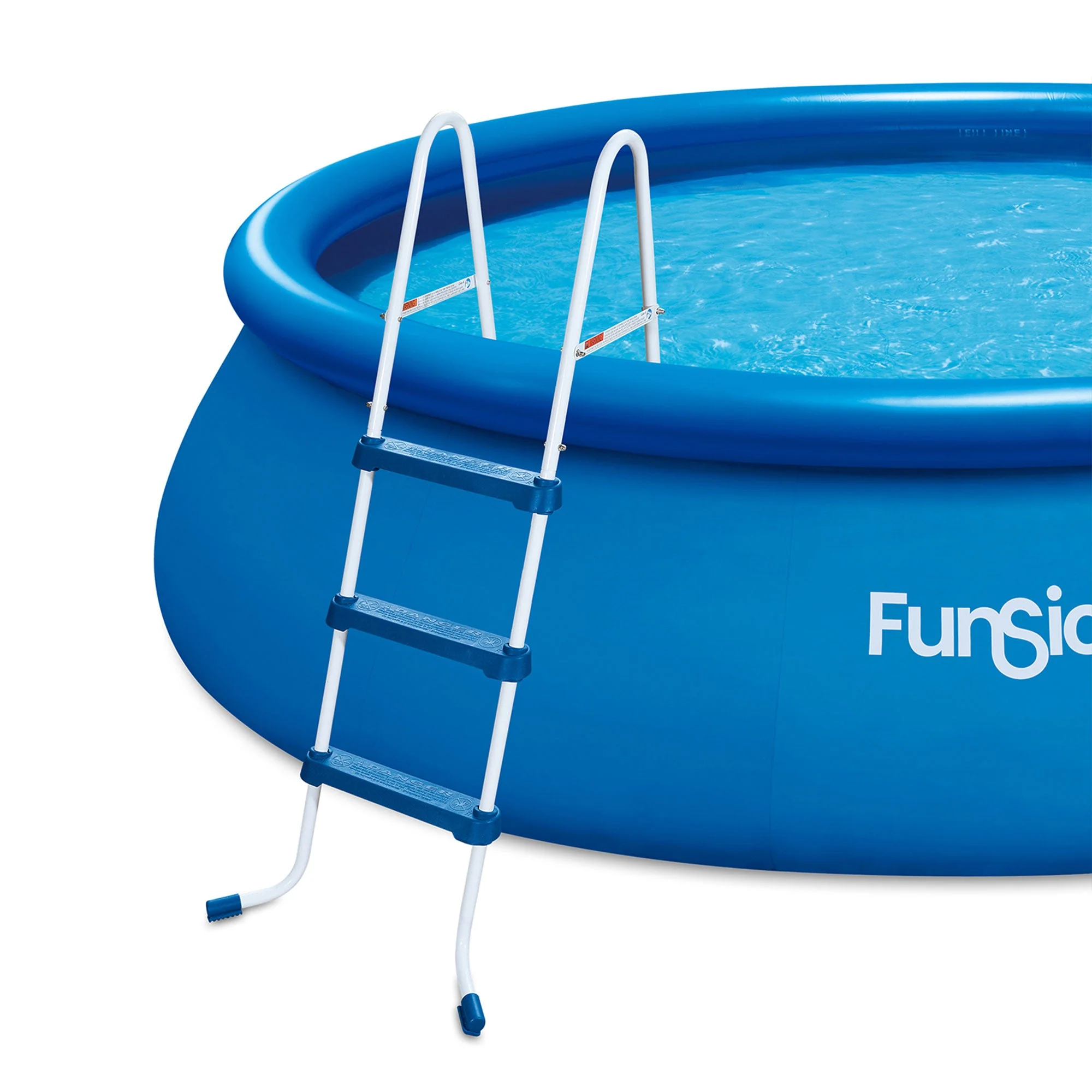 Funsicle 36” SureStep 3 Stair Pool Ladder w/ 15' x 36" QuickSet Inflatable Pool - Image 10