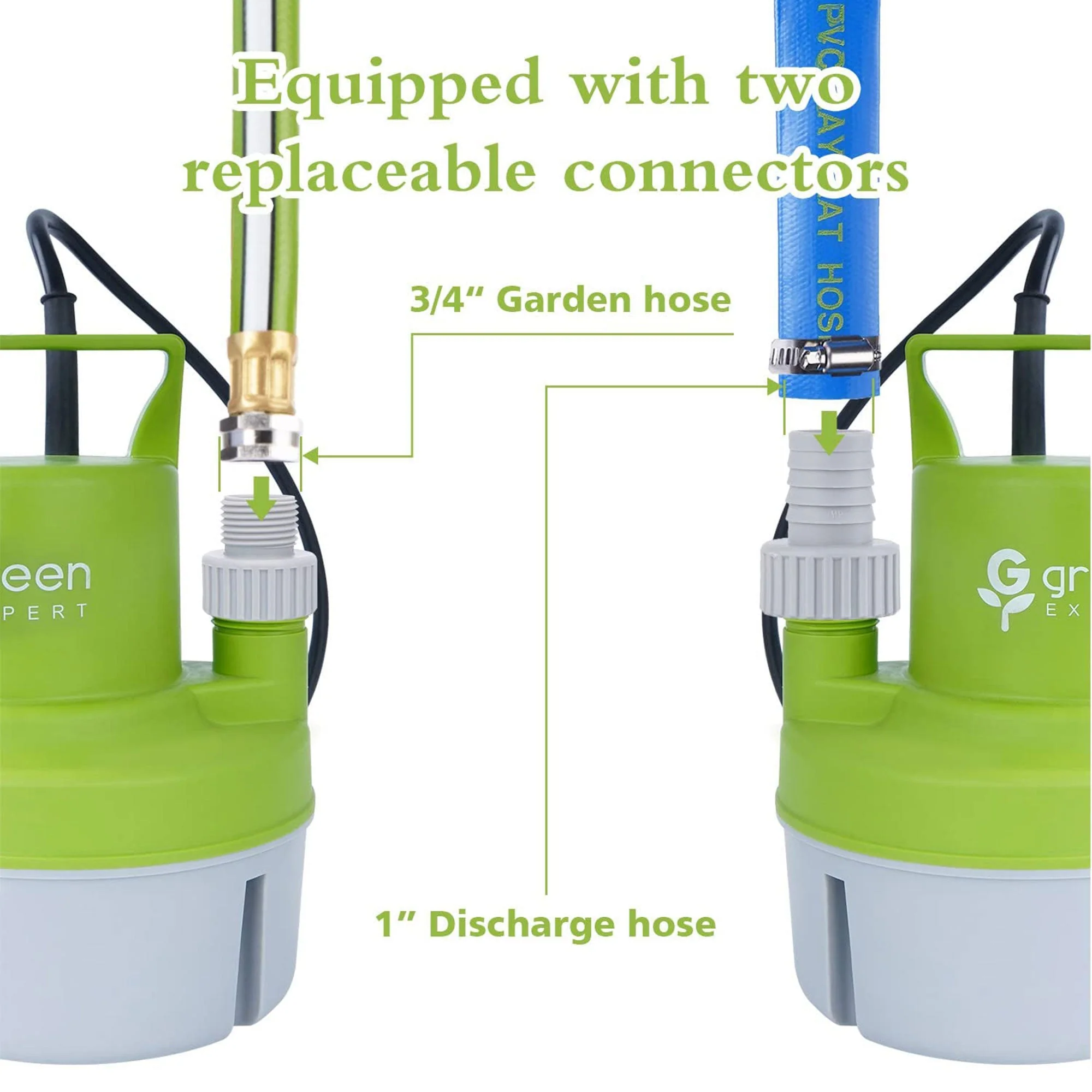 G green EXPERT 0.17 HP Submersible Utility Pump for Household Water Removal - Image 4