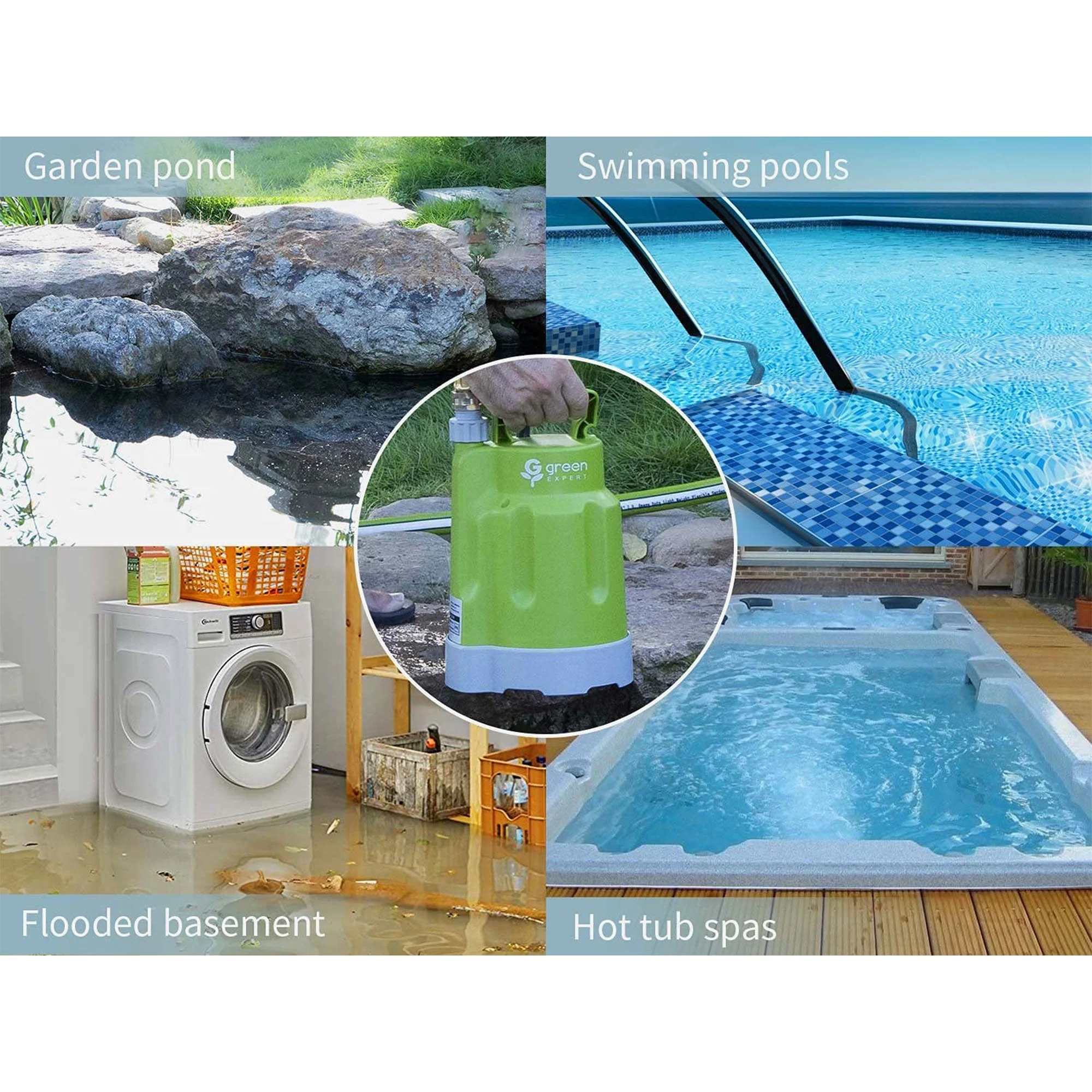 G green EXPERT 0.25 HP Submersible Utility Pump for Household Water Removal - Image 2