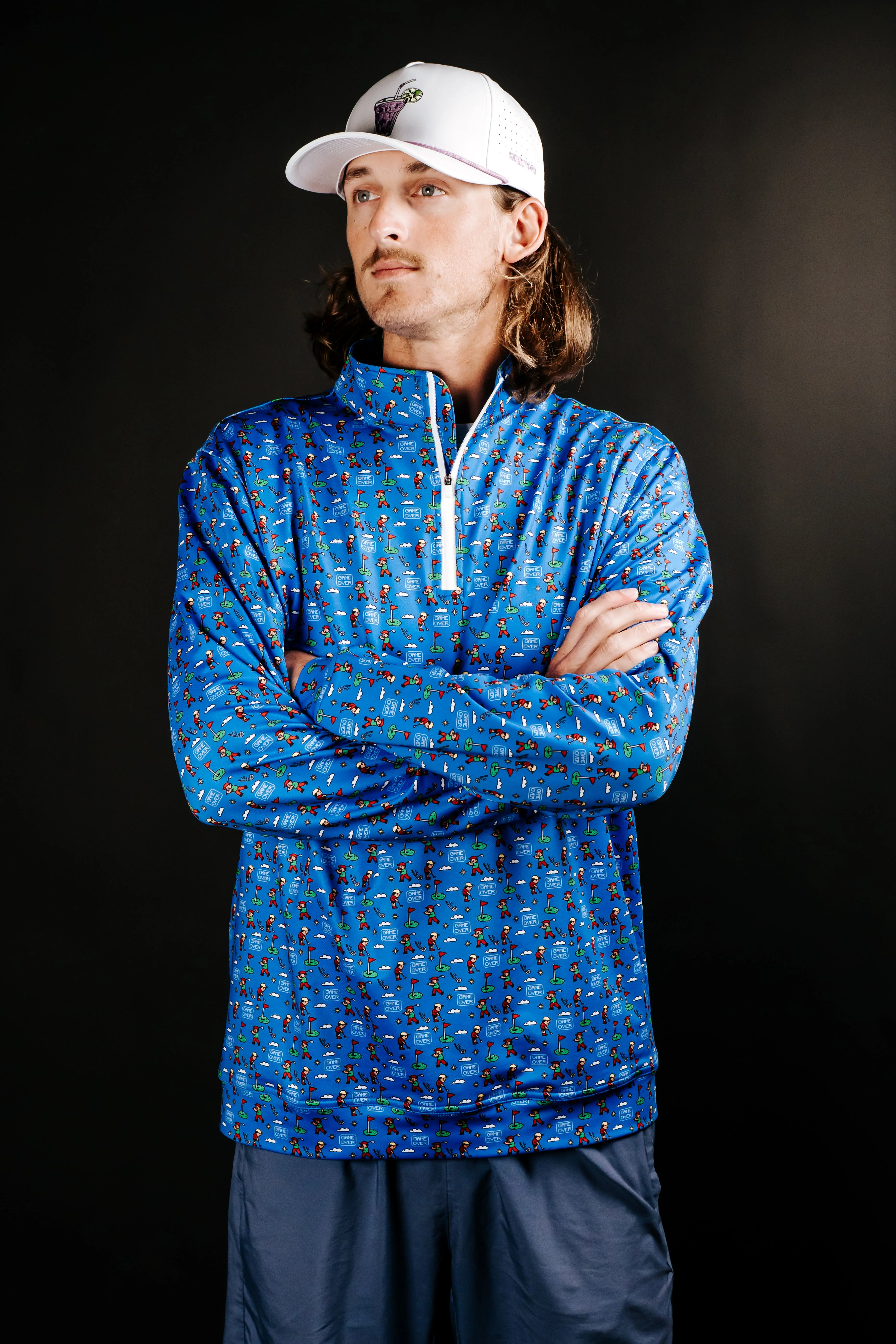 Game Over 8 Bit Quarter Zip - Image 3