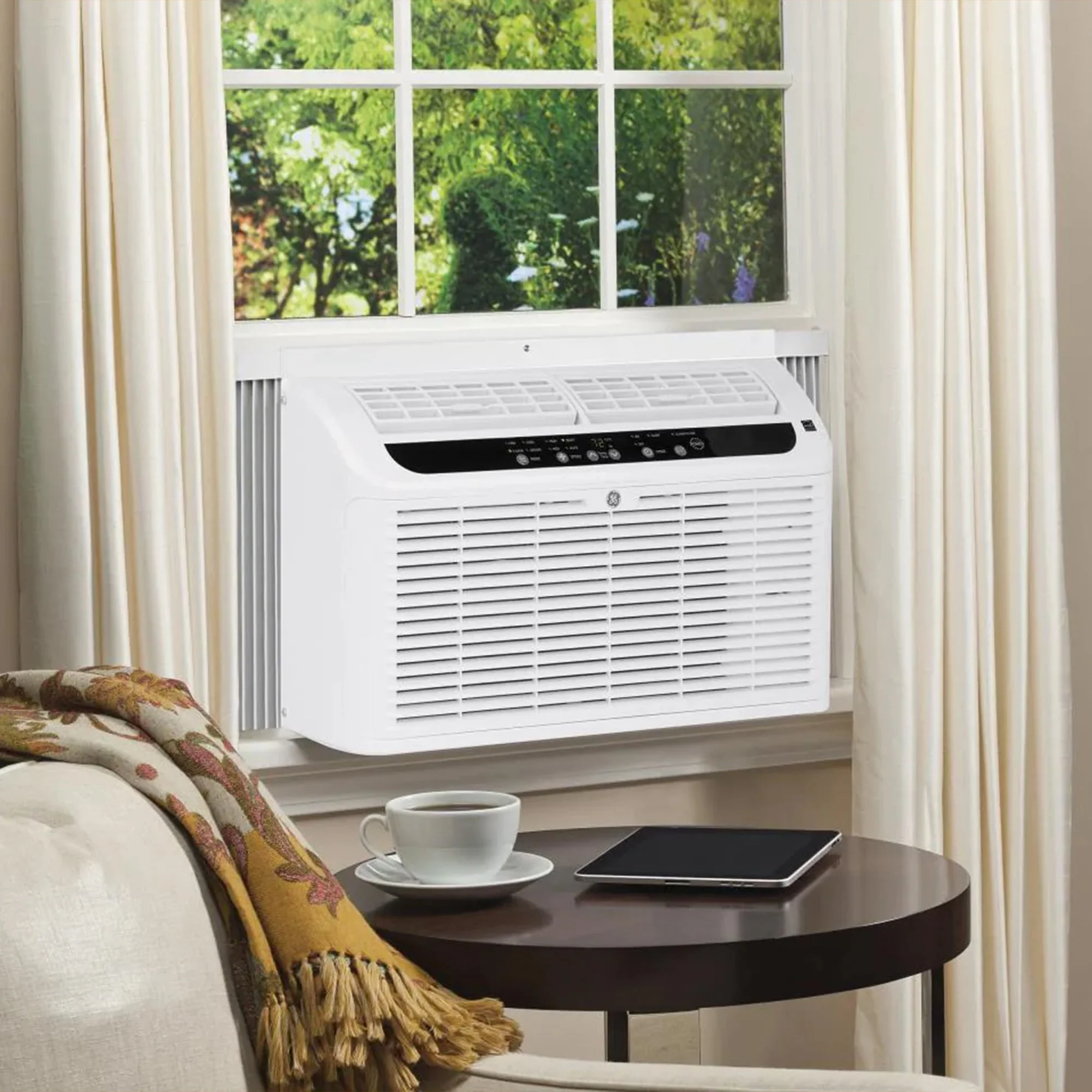 GE 8,000 BTU Ultra Quiet Window Air Conditioner for Medium Rooms Up To 350 Sq Ft - Image 7