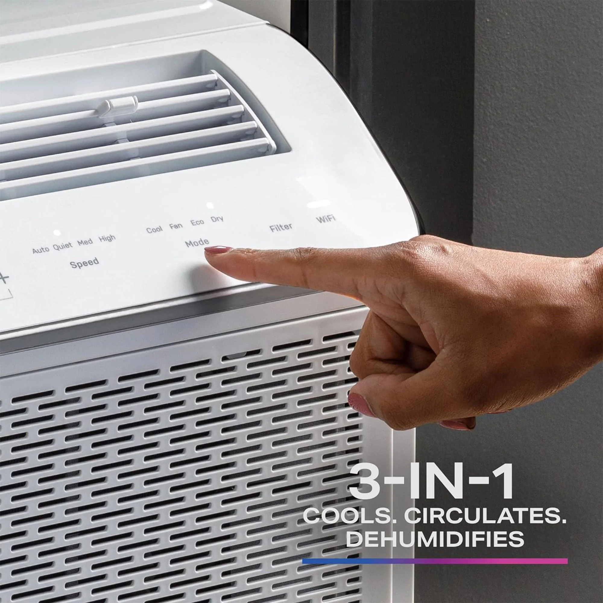 GE 8,200 BTU Ultra Quiet Window Air Conditioner with WiFi Enabled and Remote - Image 6