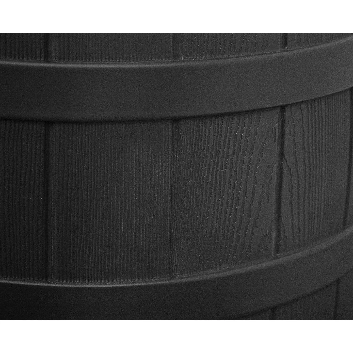 Good Ideas Rain Wizard Rain Collection Barrel 50-Gallon w/ Diverter Kit, Black - Image 5