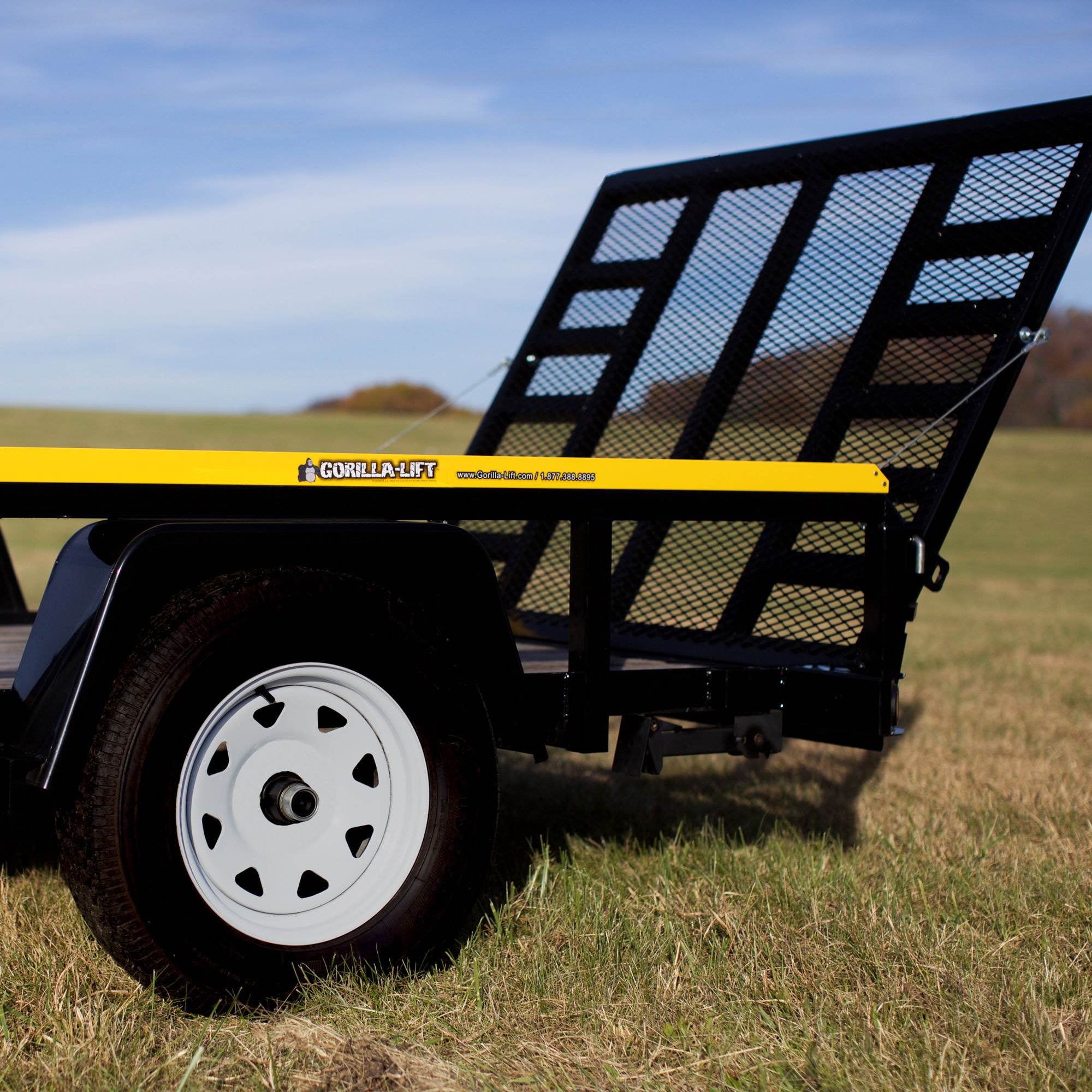 Gorilla Lift 2 Sided Tailgate Utility Trailer Gate & Ramp Lift Assist System - Image 4