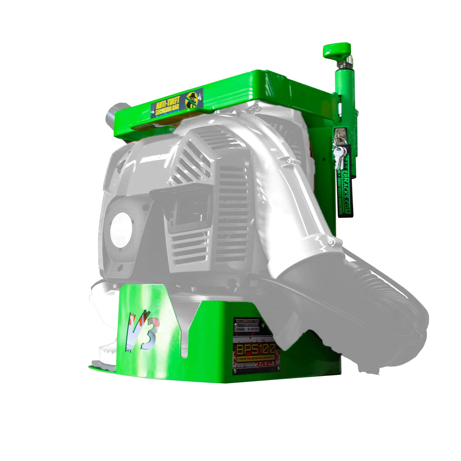 Green Touch Industries Xtreme Pro Series Backpack Leaf Blower Rack V3.3 (3 Pack) - Image 2